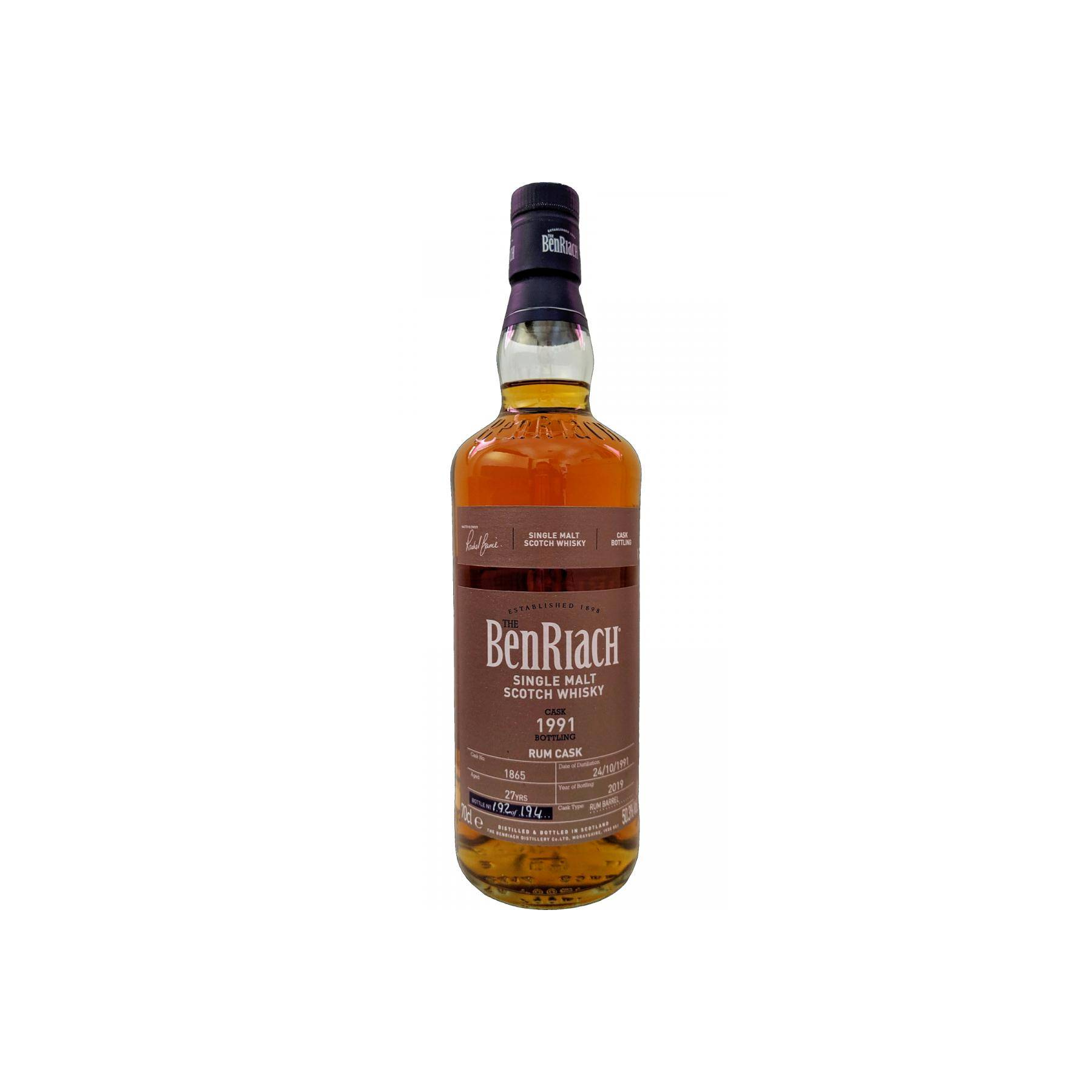 BenRiach 1991 27 Years Single Malt Whisky
