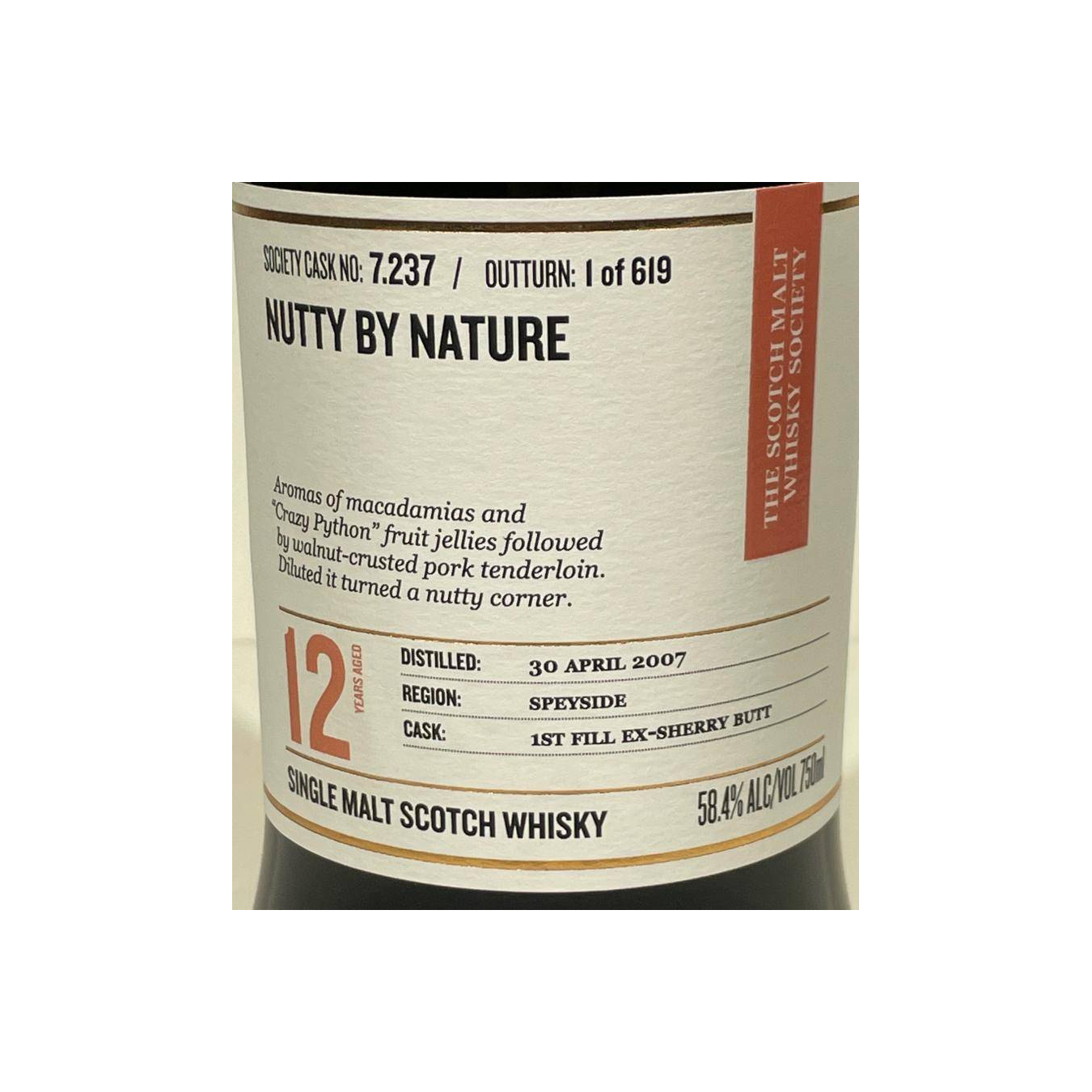 The Scotch Malt Whisky Society 2007 12 Years Single Malt Whisky 2