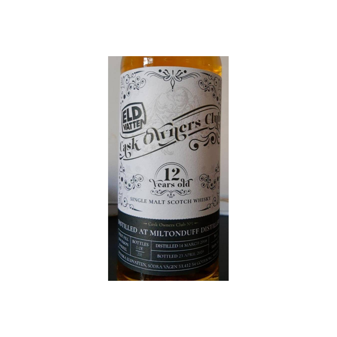 Miltonduff 2008 12 Years Single Malt Whisky 2