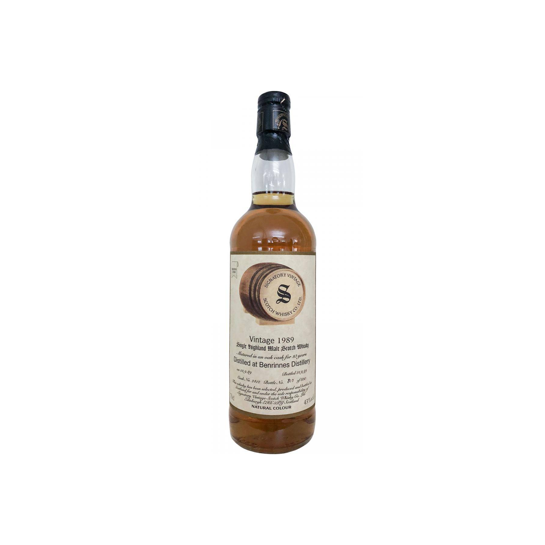 Benrinnes Vintage Collection 1989 10 Years Single Malt Whisky