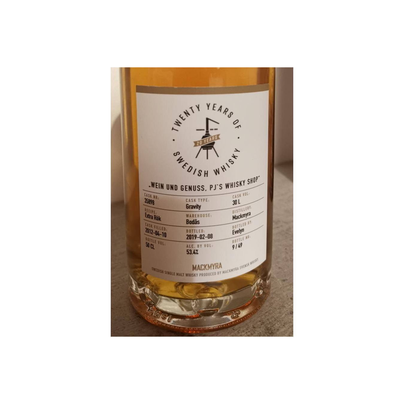 Mackmyra 2012 6 Years Single Malt Whisky