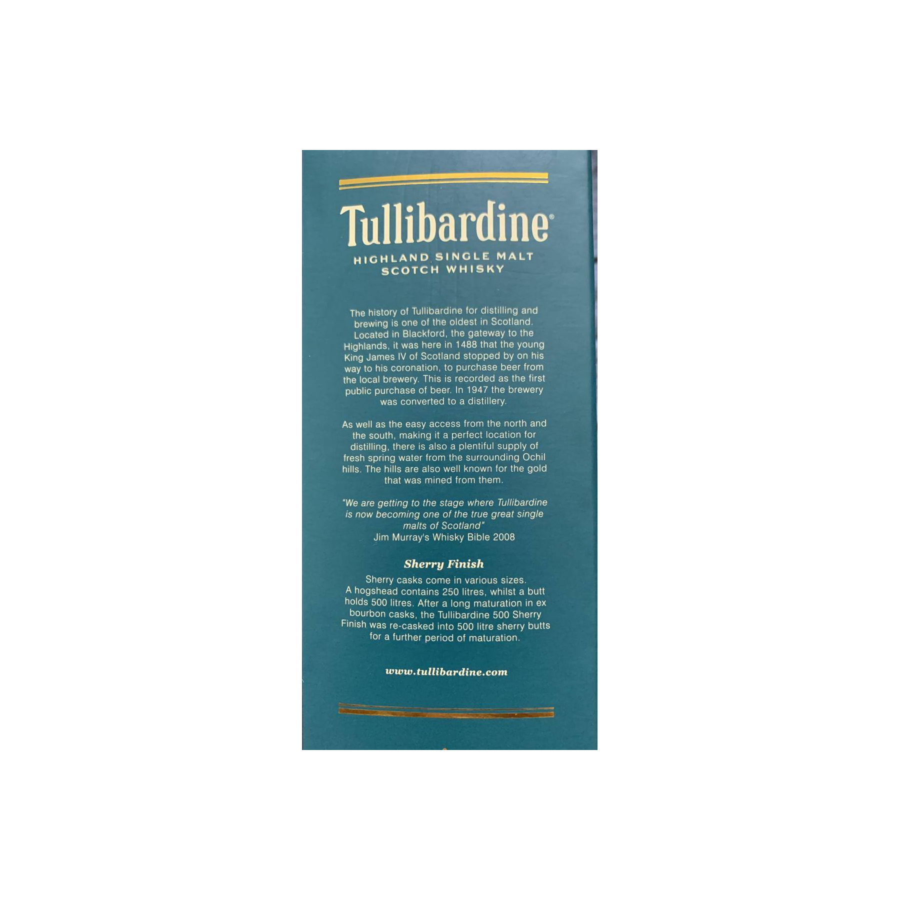 Tullibardine Single Malt Whisky 2