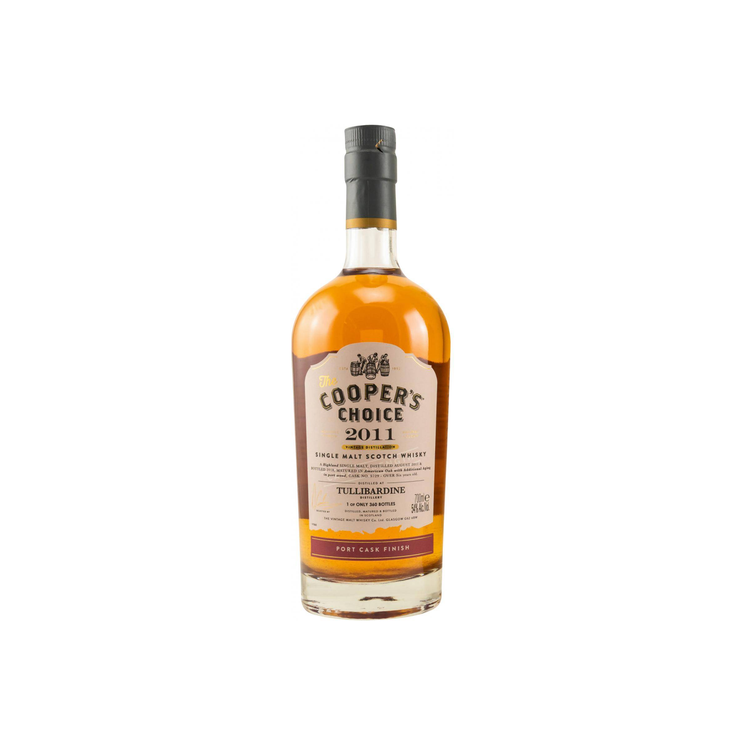 Tullibardine The Cooper's Choice 2011 6 Years Single Malt Whisky