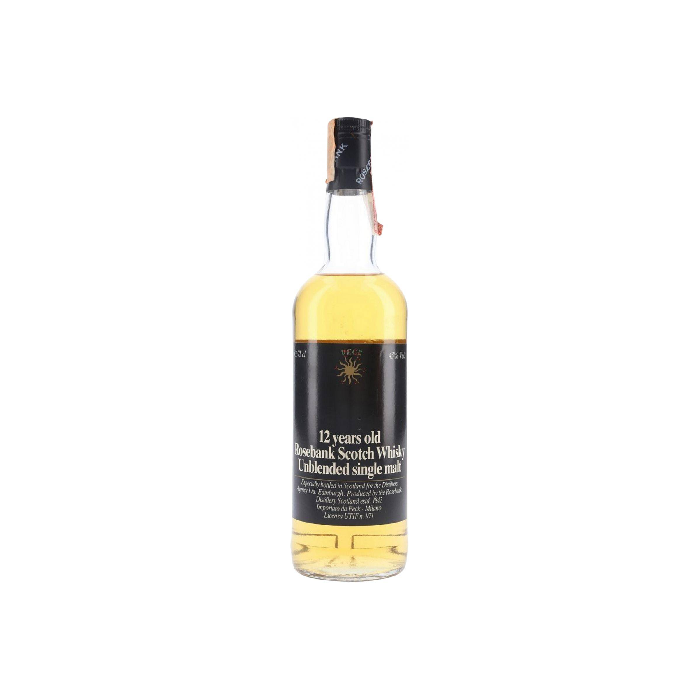 Rosebank 12 Years Single Malt Whisky