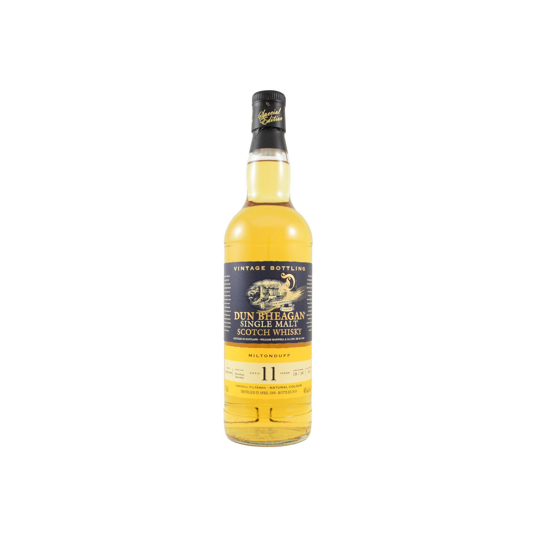 Miltonduff 2008 11 Years Single Malt Whisky