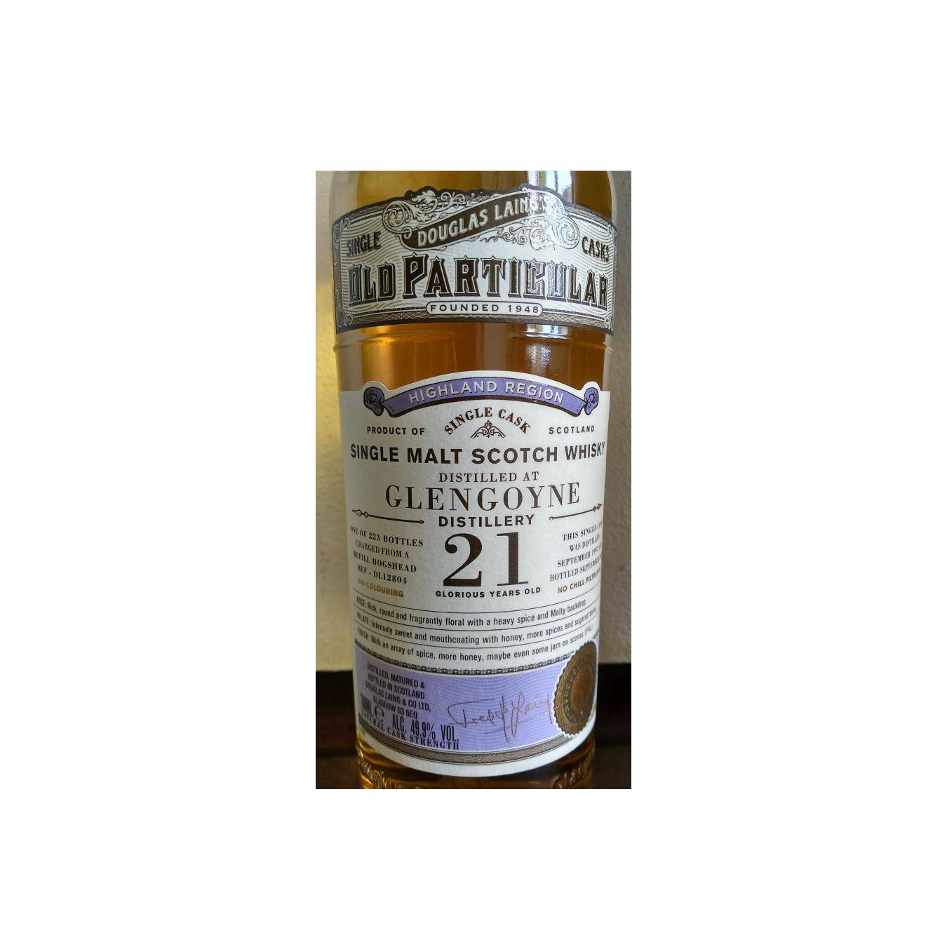 Glengoyne Old Particular 1997 21 Years Single Malt Whisky 3