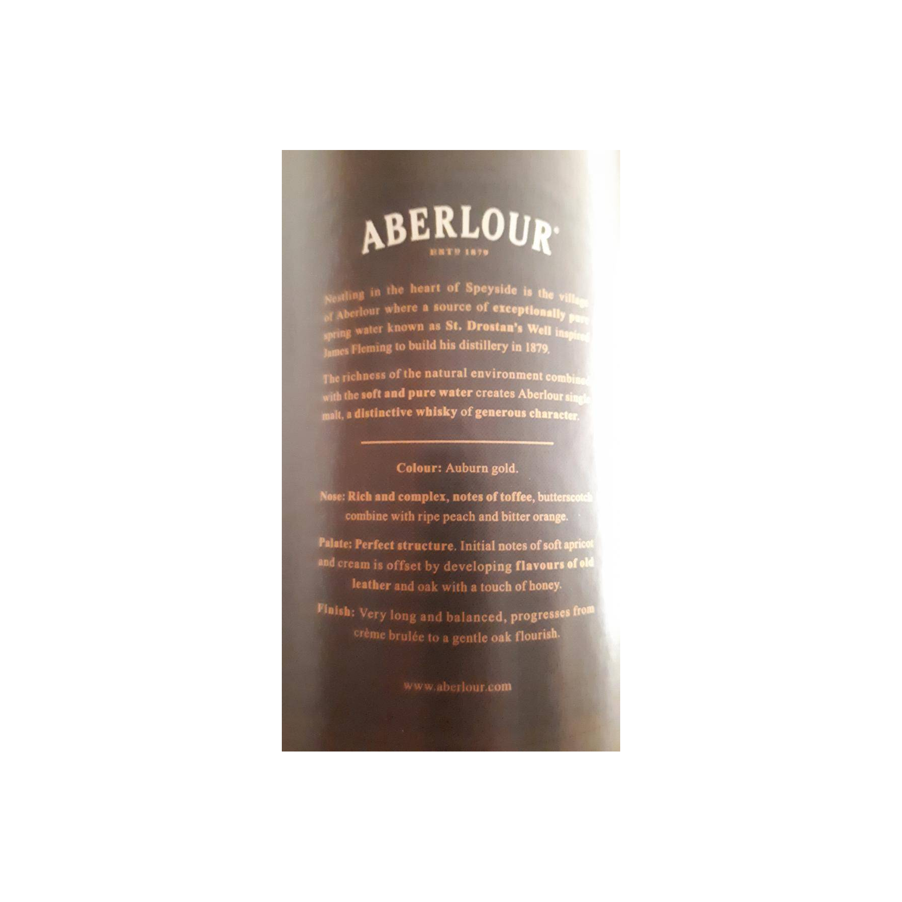Aberlour 18 Years Single Malt Whisky 3