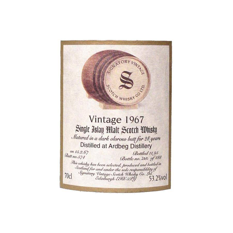 Ardbeg Vintage Collection - Dumpy 1967 28 Years Single Malt Whisky 2