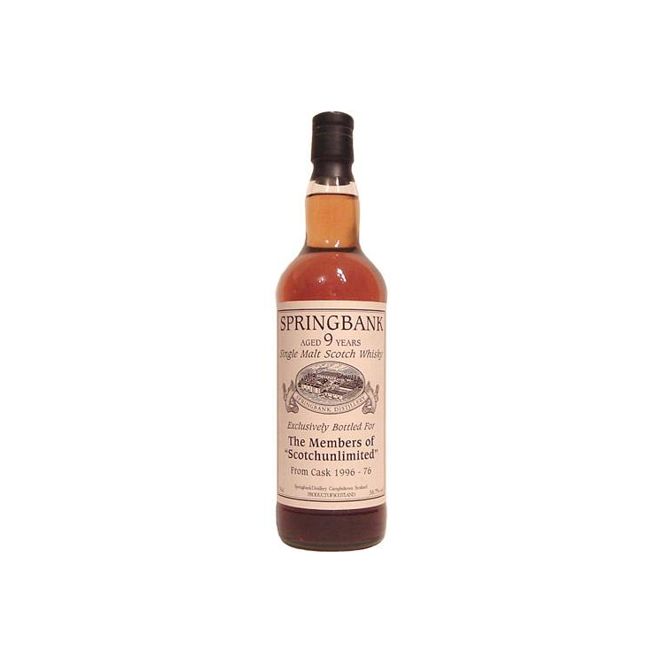 Springbank 1996 9 Years Single Malt Whisky