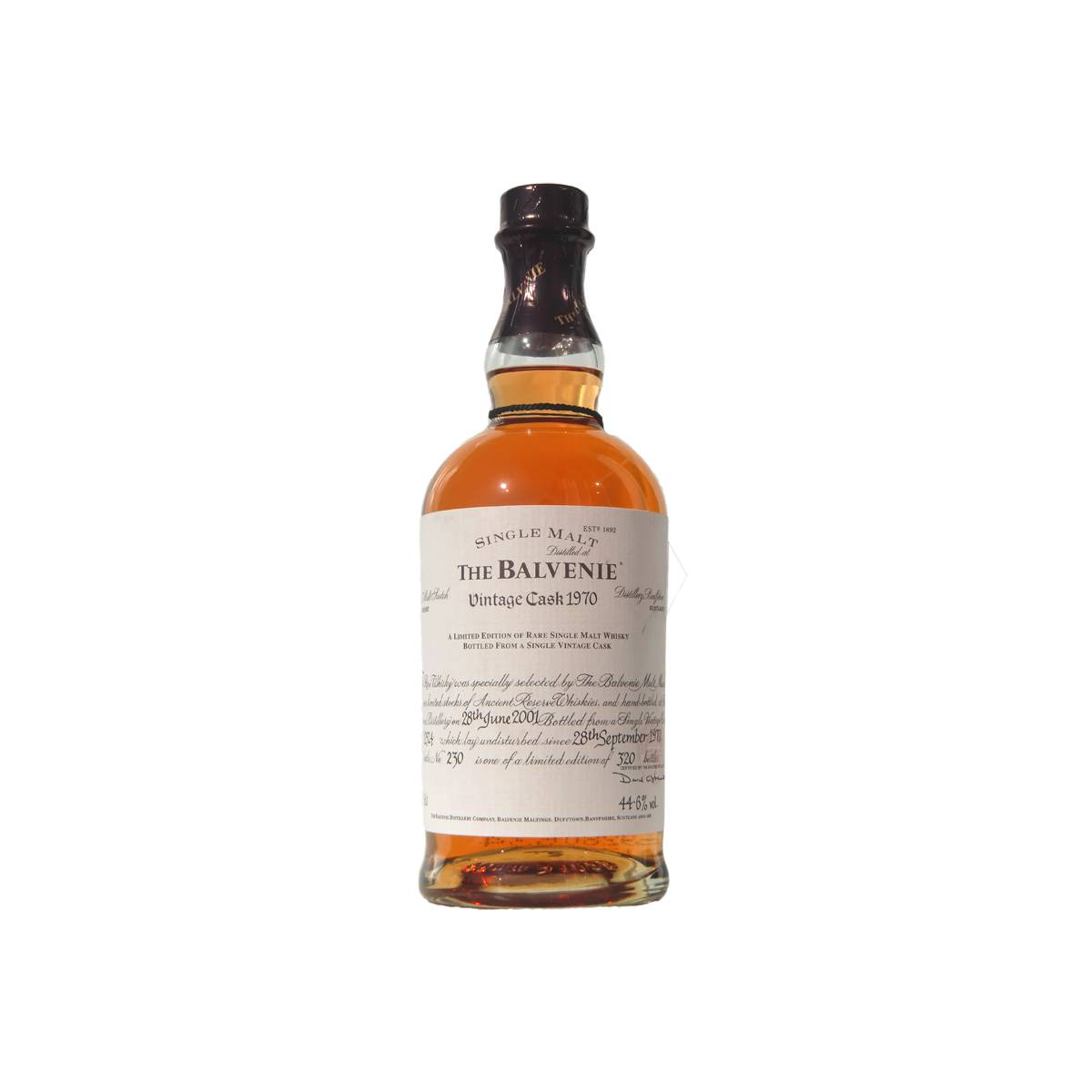 The Balvenie 1970 30 Years Single Malt Whisky