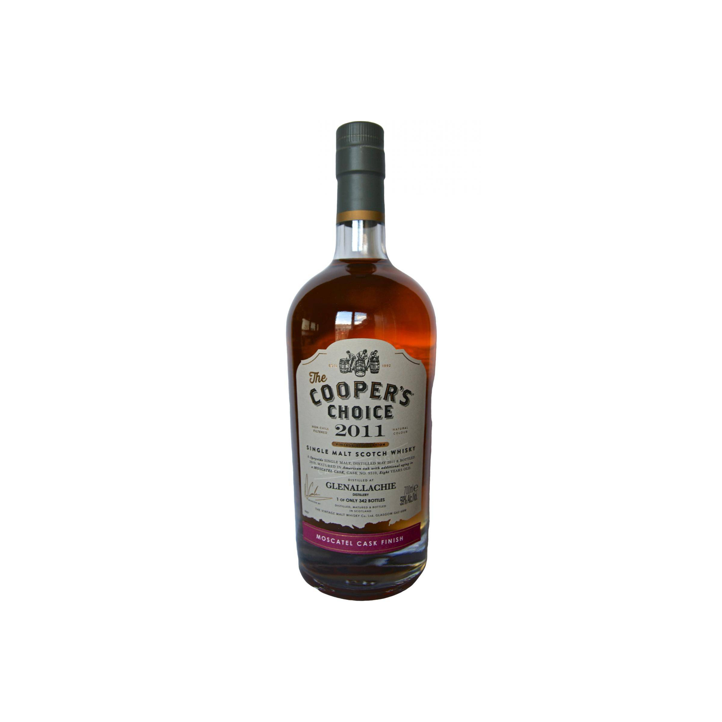 The GlenAllachie The Cooper's Choice 2011 8 Years Single Malt Whisky