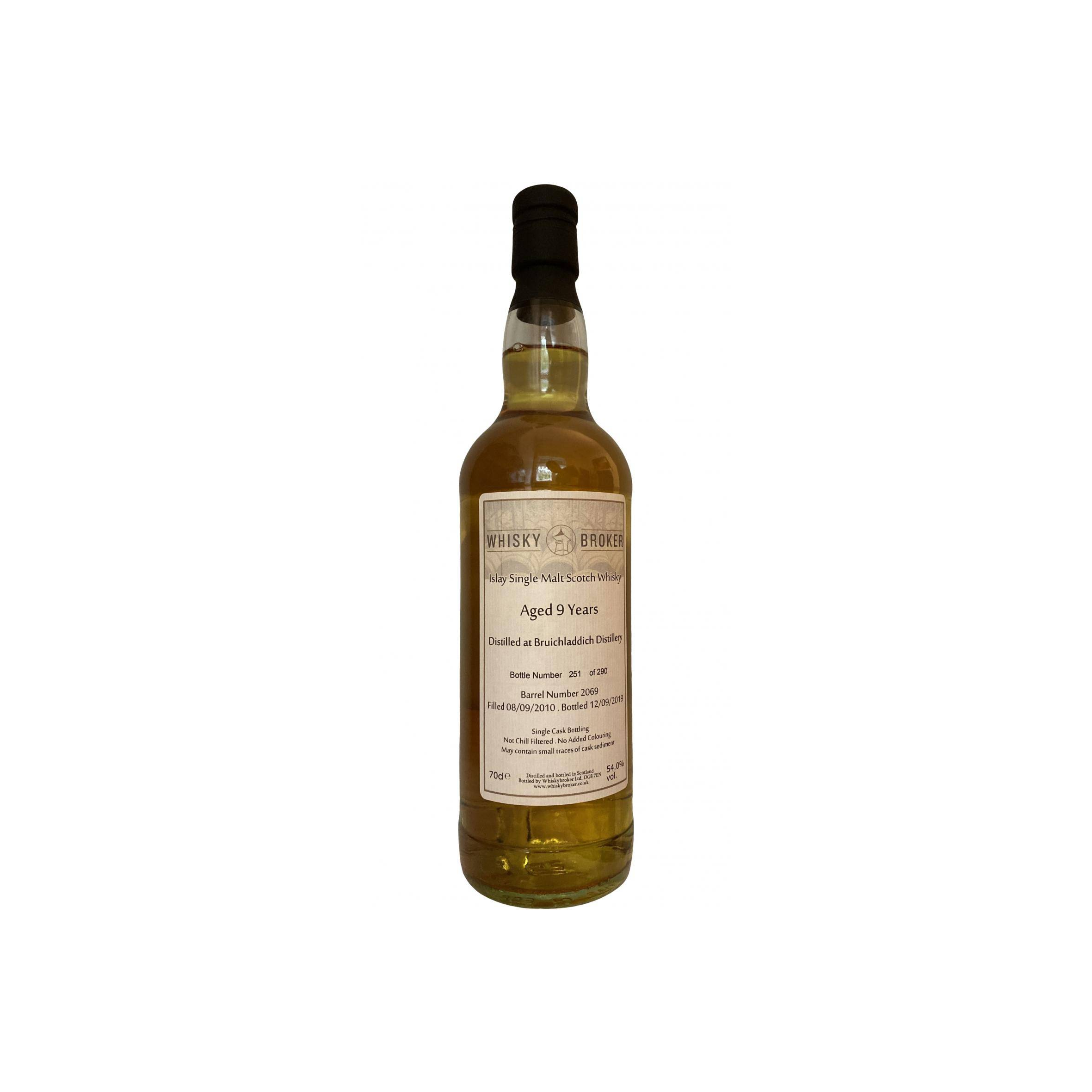 Bruichladdich 2010 9 Years Single Malt Whisky