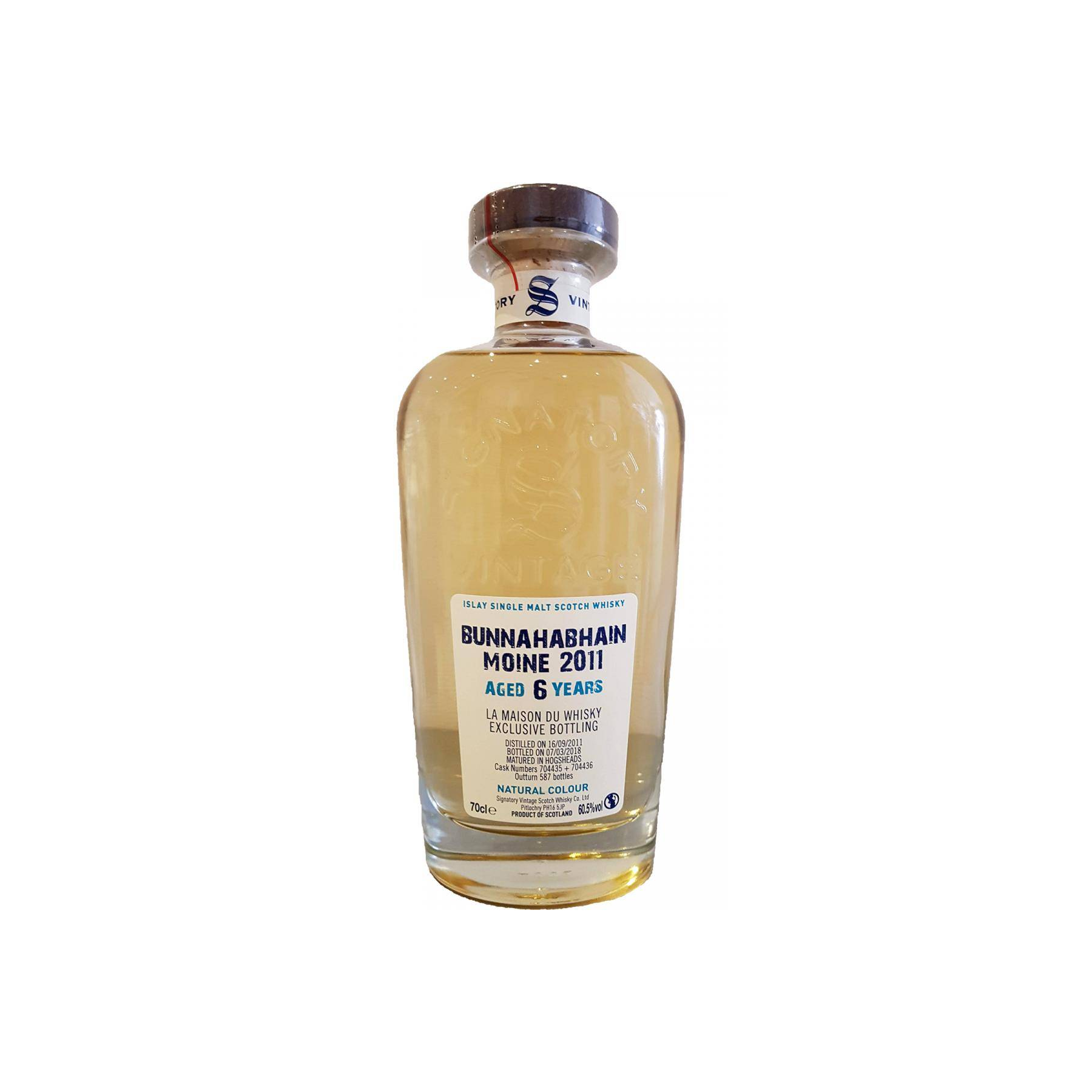 Bunnahabhain 2011 6 Years Single Malt Whisky