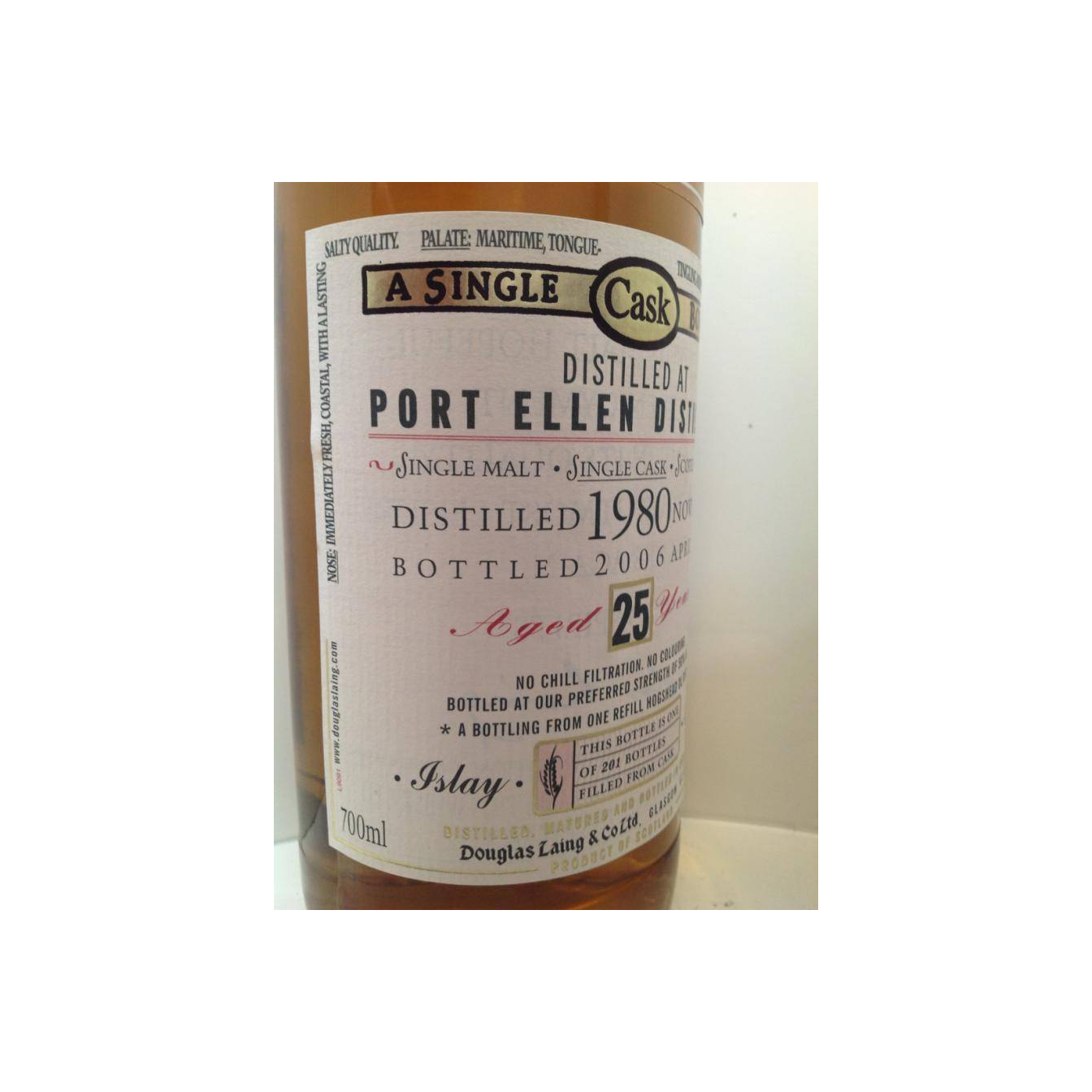 Port Ellen Old Malt Cask 1980 25 Years Single Malt Whisky 2