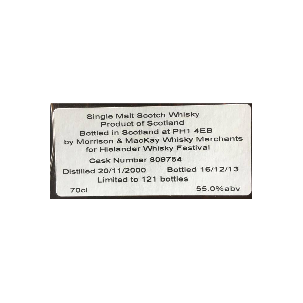 Inchgower 2000 13 Years Single Malt Whisky 3