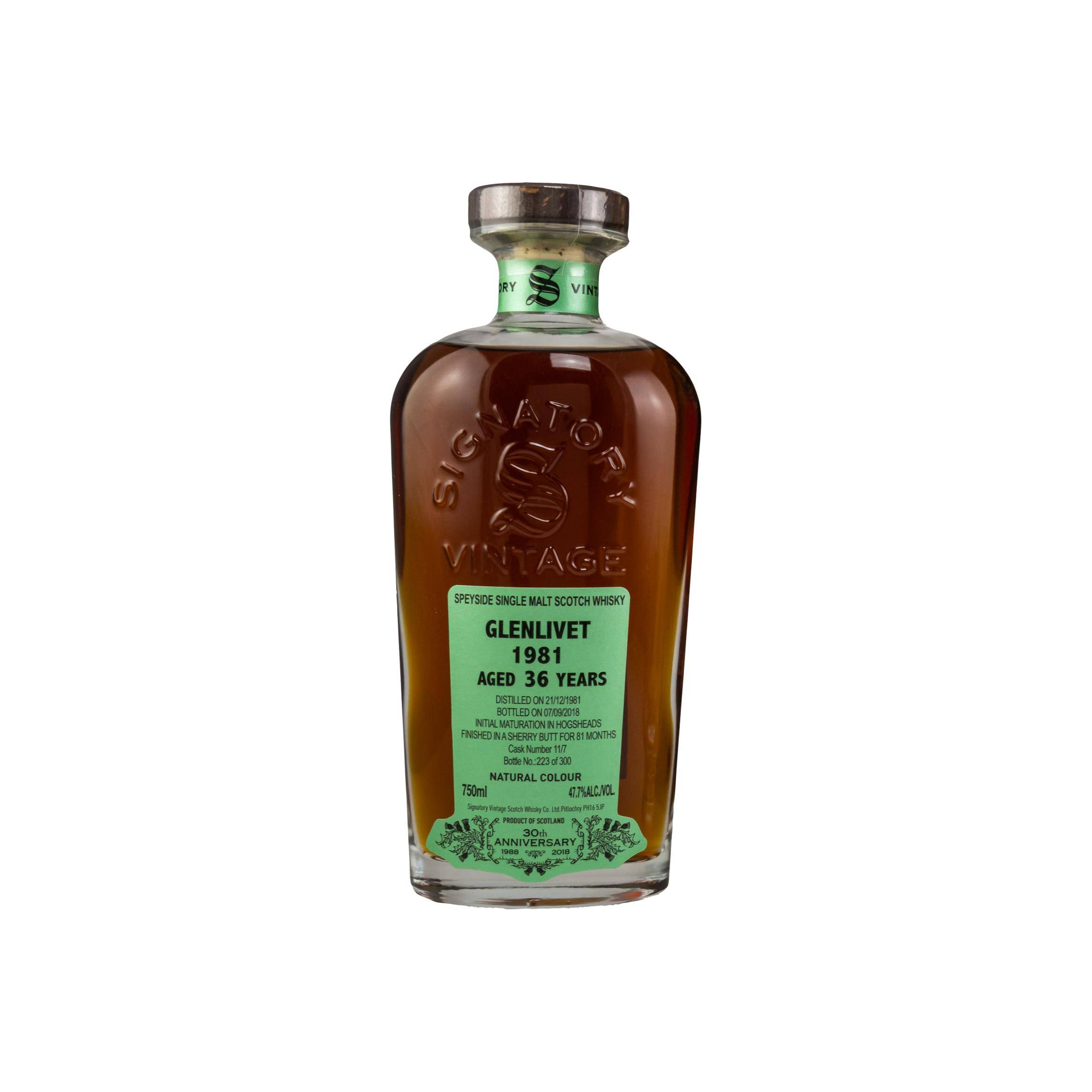 The Glenlivet 1981 36 Years Single Malt Whisky