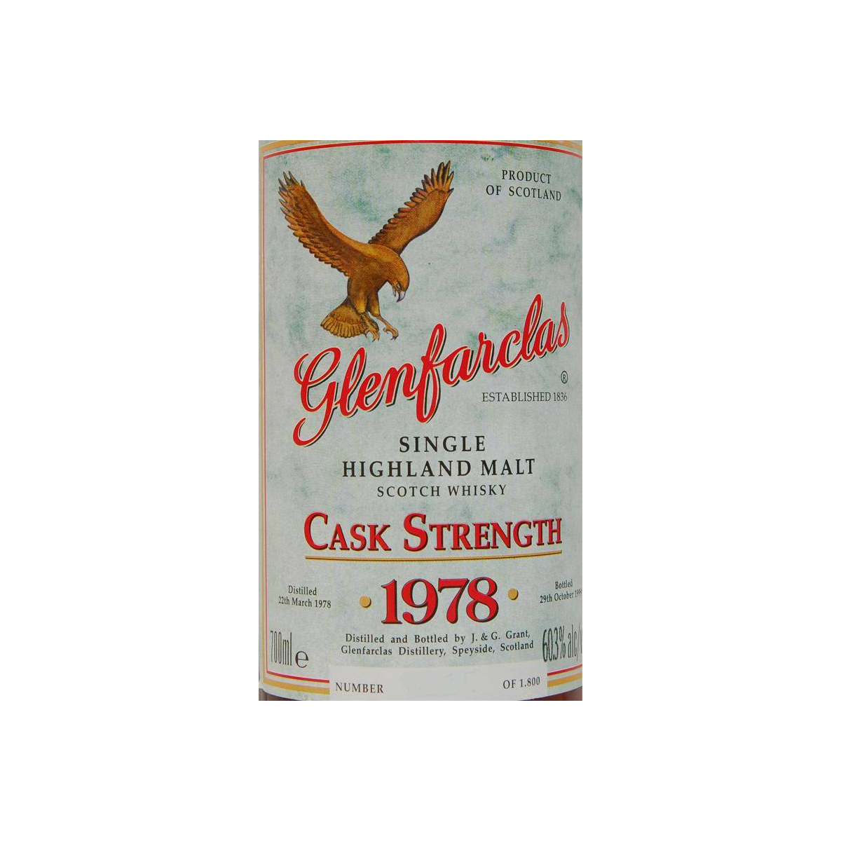 Glenfarclas Cask Strength Collection 1978 21 Years Single Malt Whisky 2