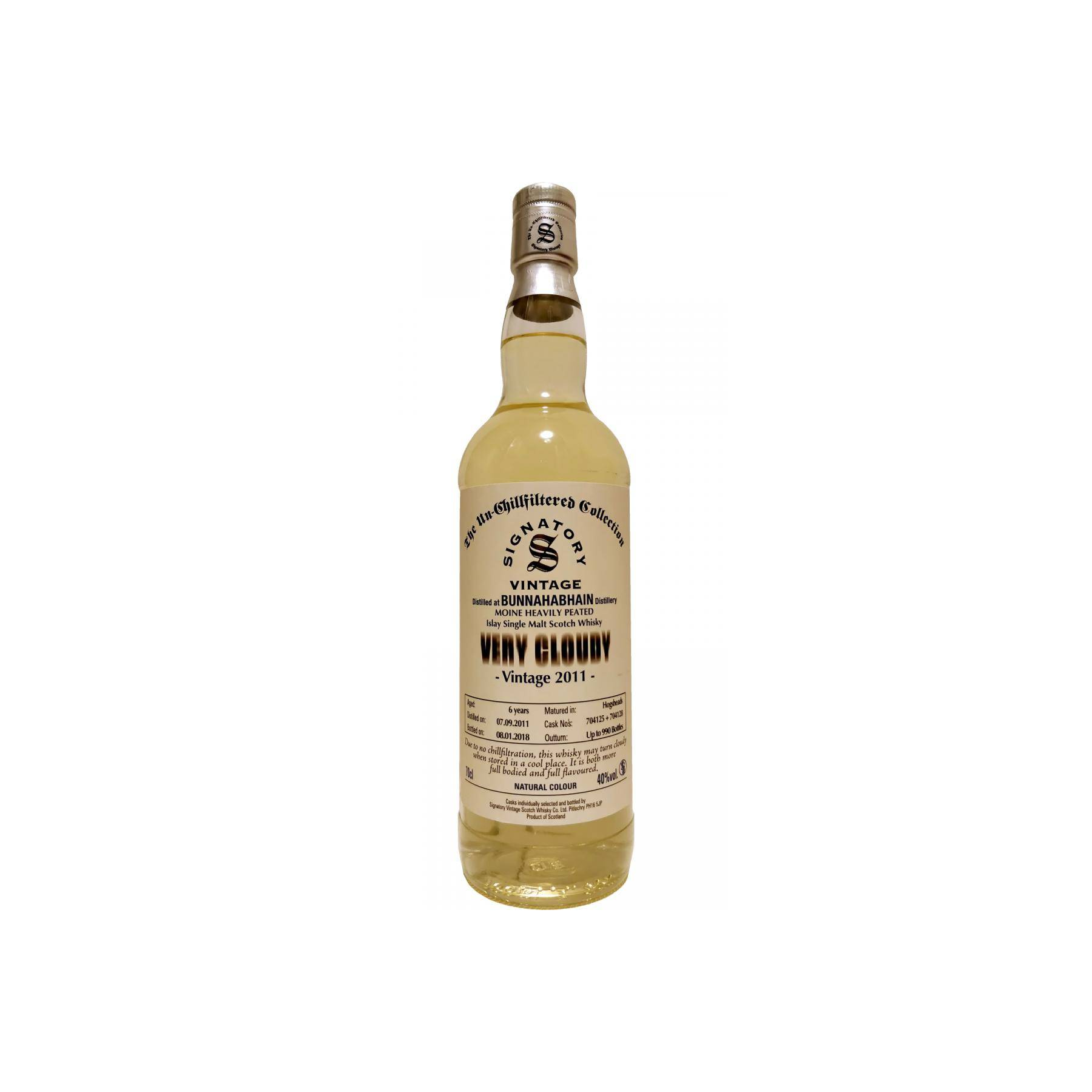 Bunnahabhain 2011 6 Years Single Malt Whisky