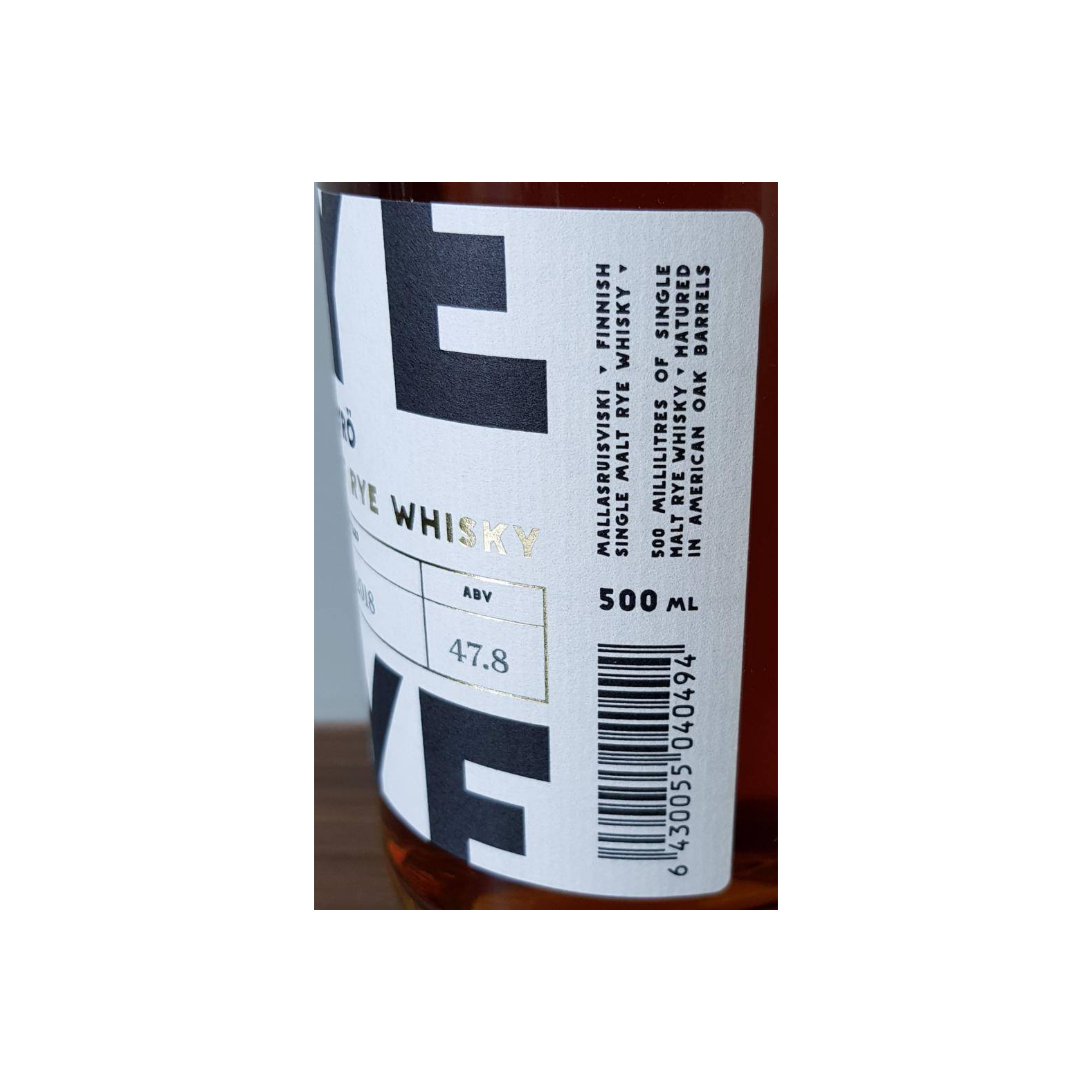 Kyrö Single Malt Rye Whisky 3