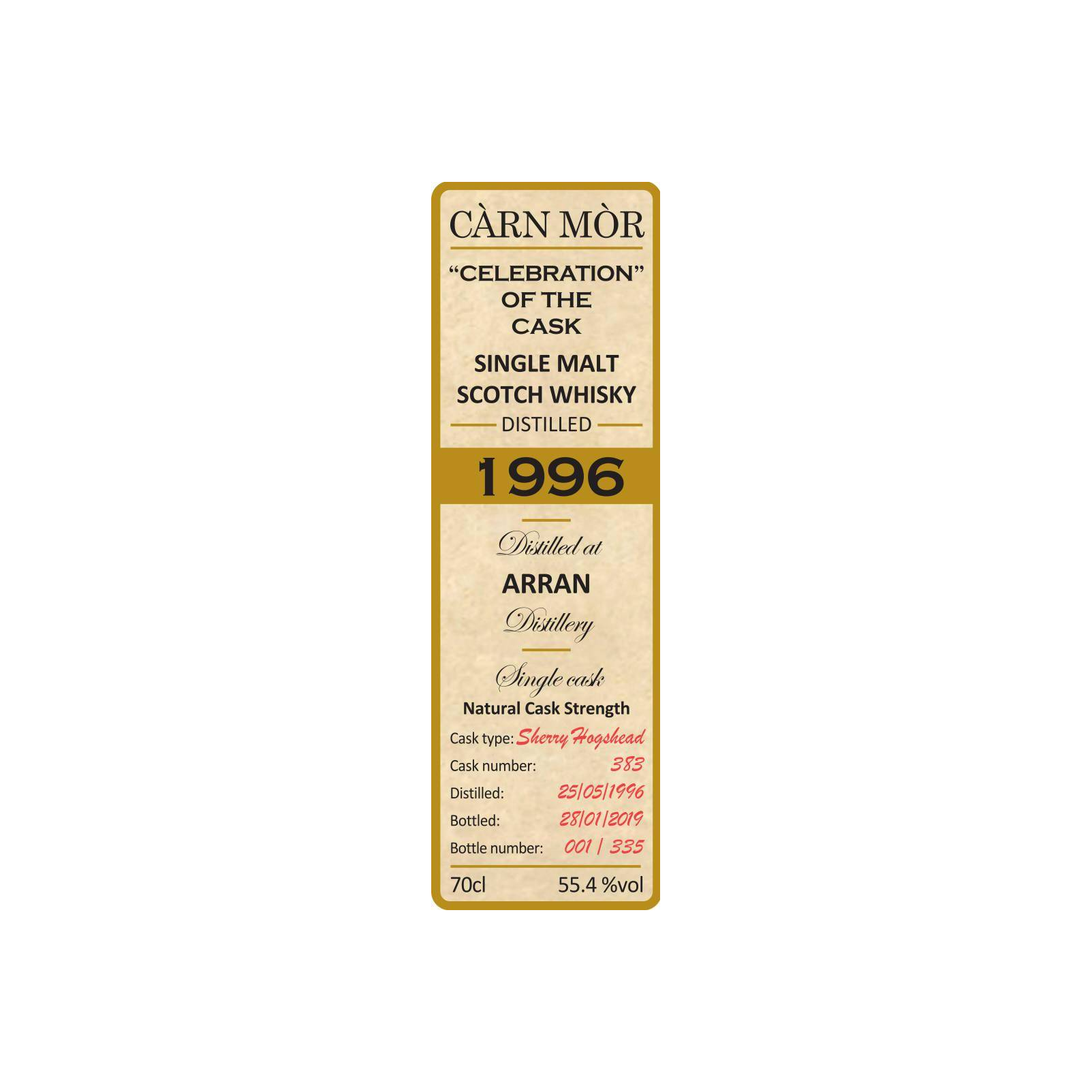 Arran 1996 22 Years Single Malt Whisky 2
