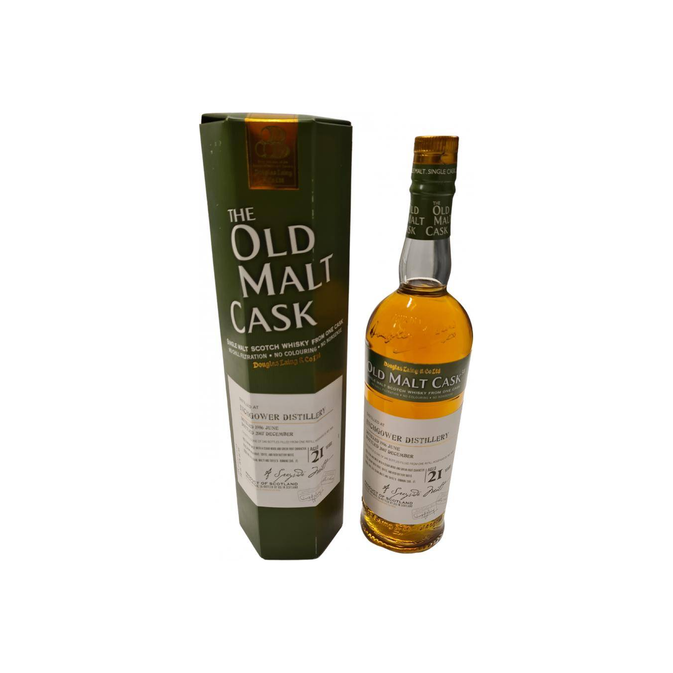 Inchgower Old Malt Cask 1986 21 Years Single Malt Whisky 2