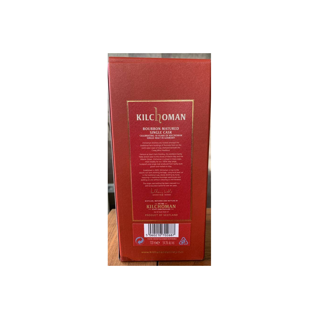 Kilchoman 2009 10 Years Single Malt Whisky 3