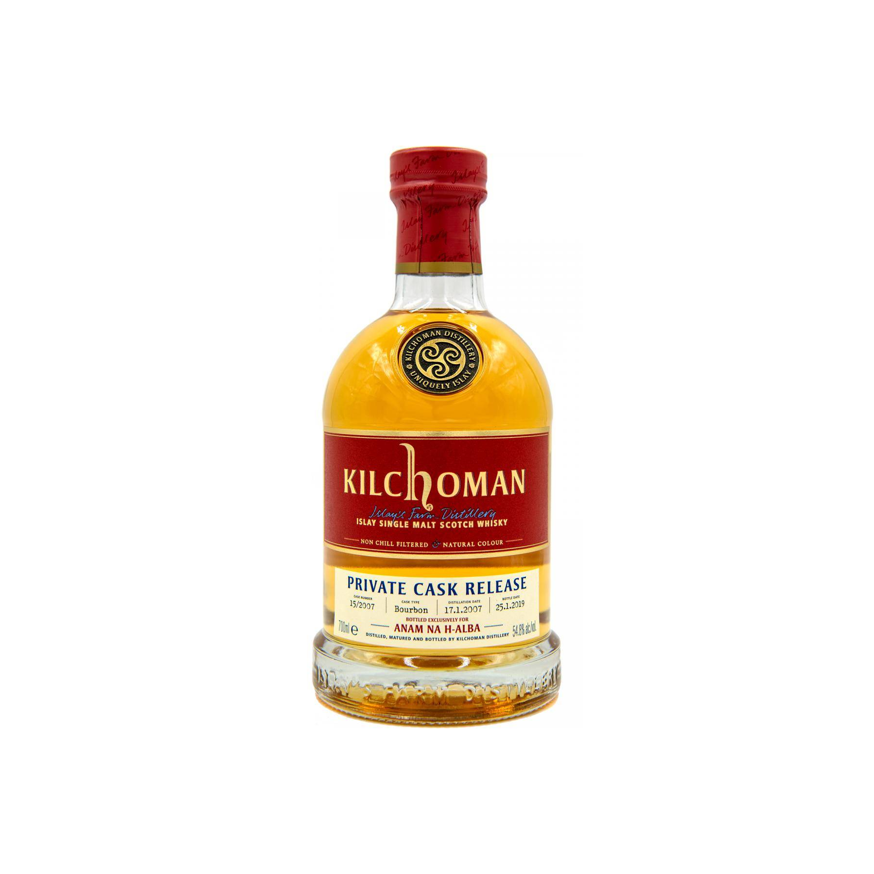 Kilchoman 2007 12 Years Single Malt Whisky