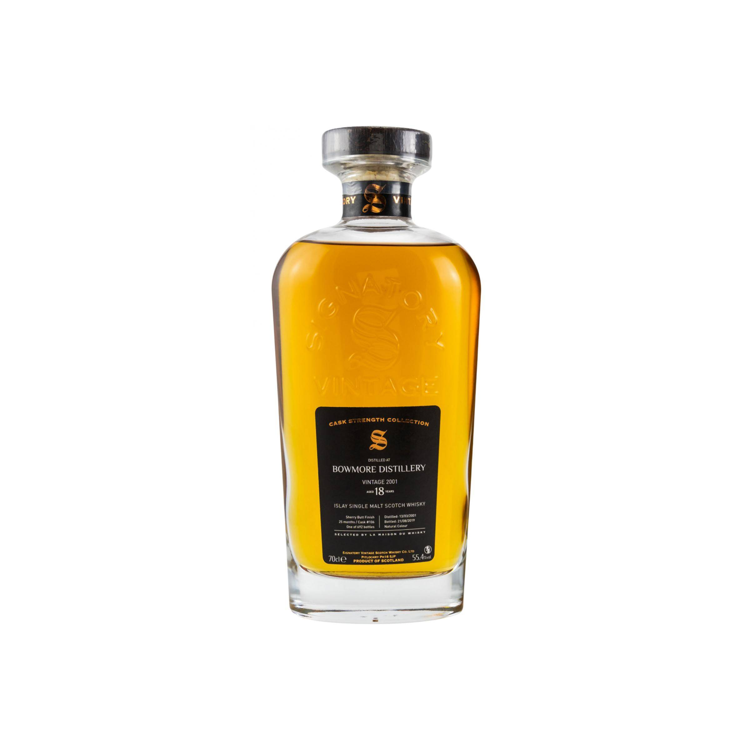 Bowmore Cask Strength Collection 2001 18 Years Single Malt Whisky