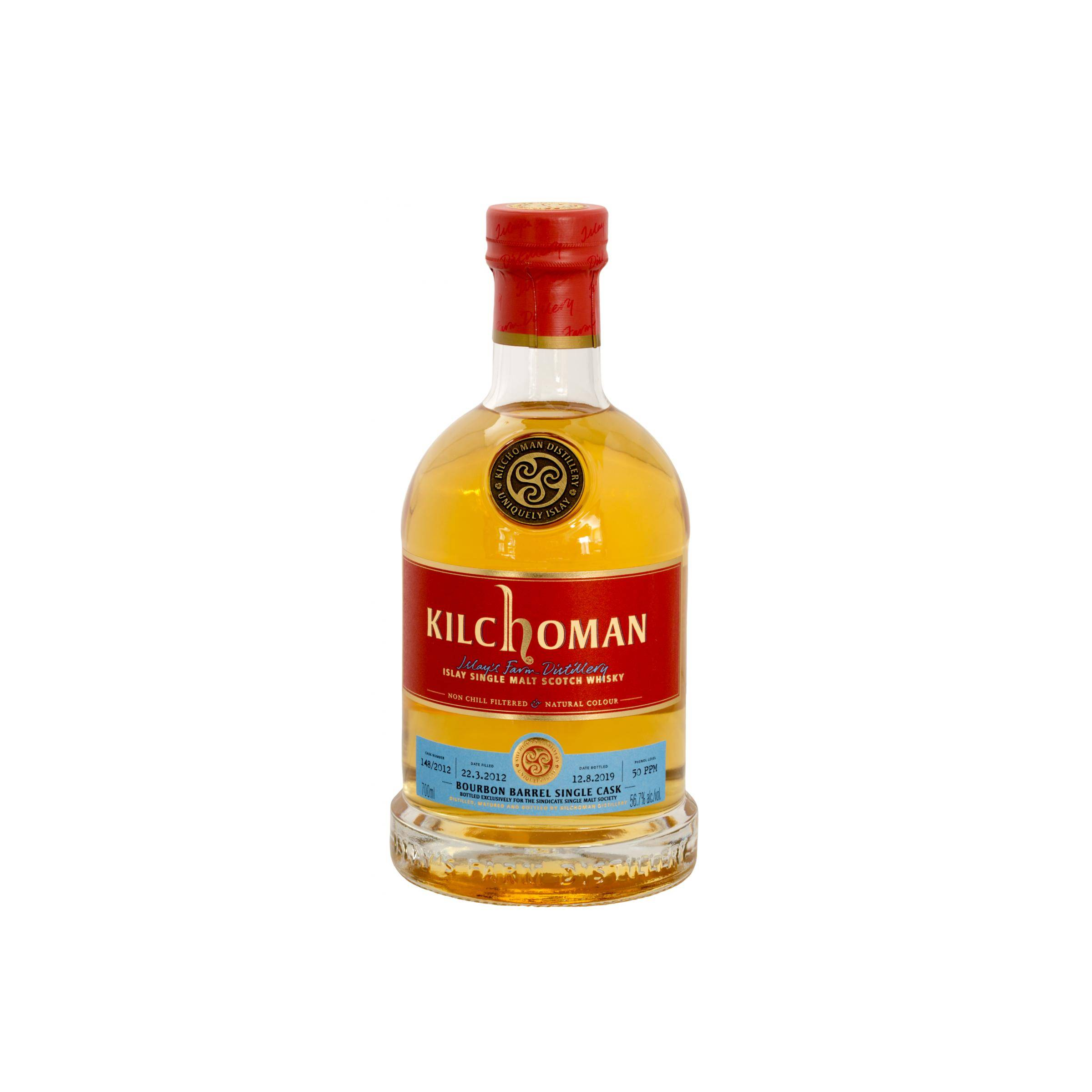Kilchoman 2012 7 Years Single Malt Whisky
