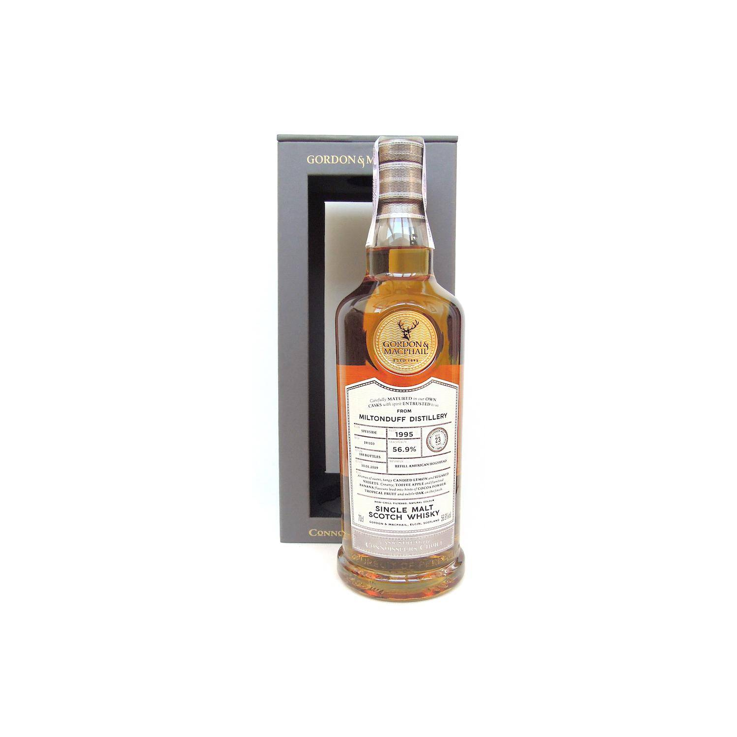 Miltonduff Connoisseurs Choice - Cask Strength 1995 23 Years Single Malt Whisky 2