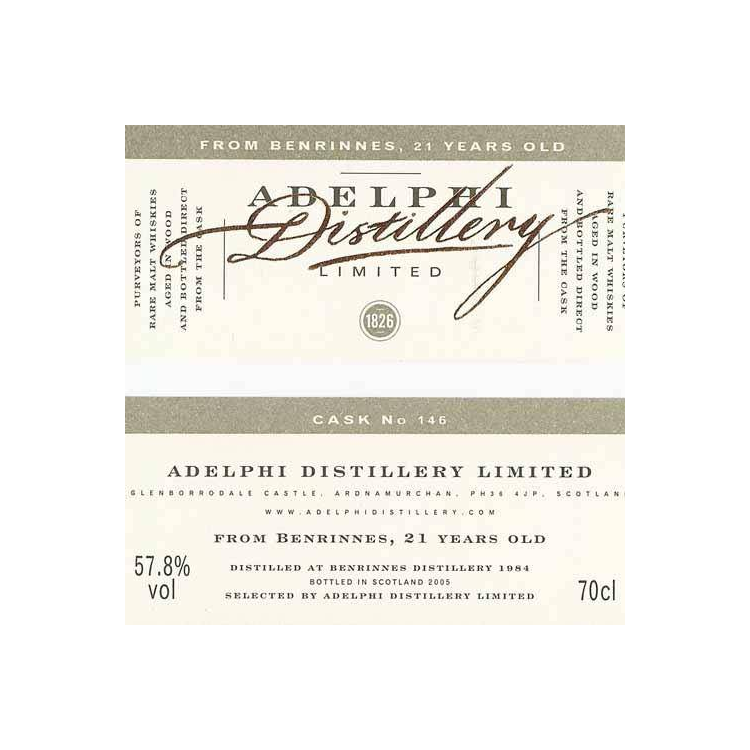 Benrinnes 1984 21 Years Single Malt Whisky 2