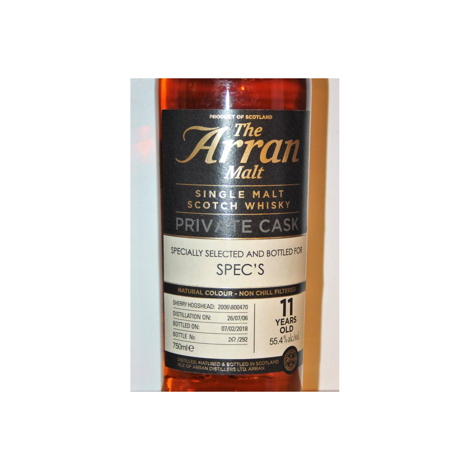 Arran Private Cask 2006 11 Years Single Malt Whisky 2