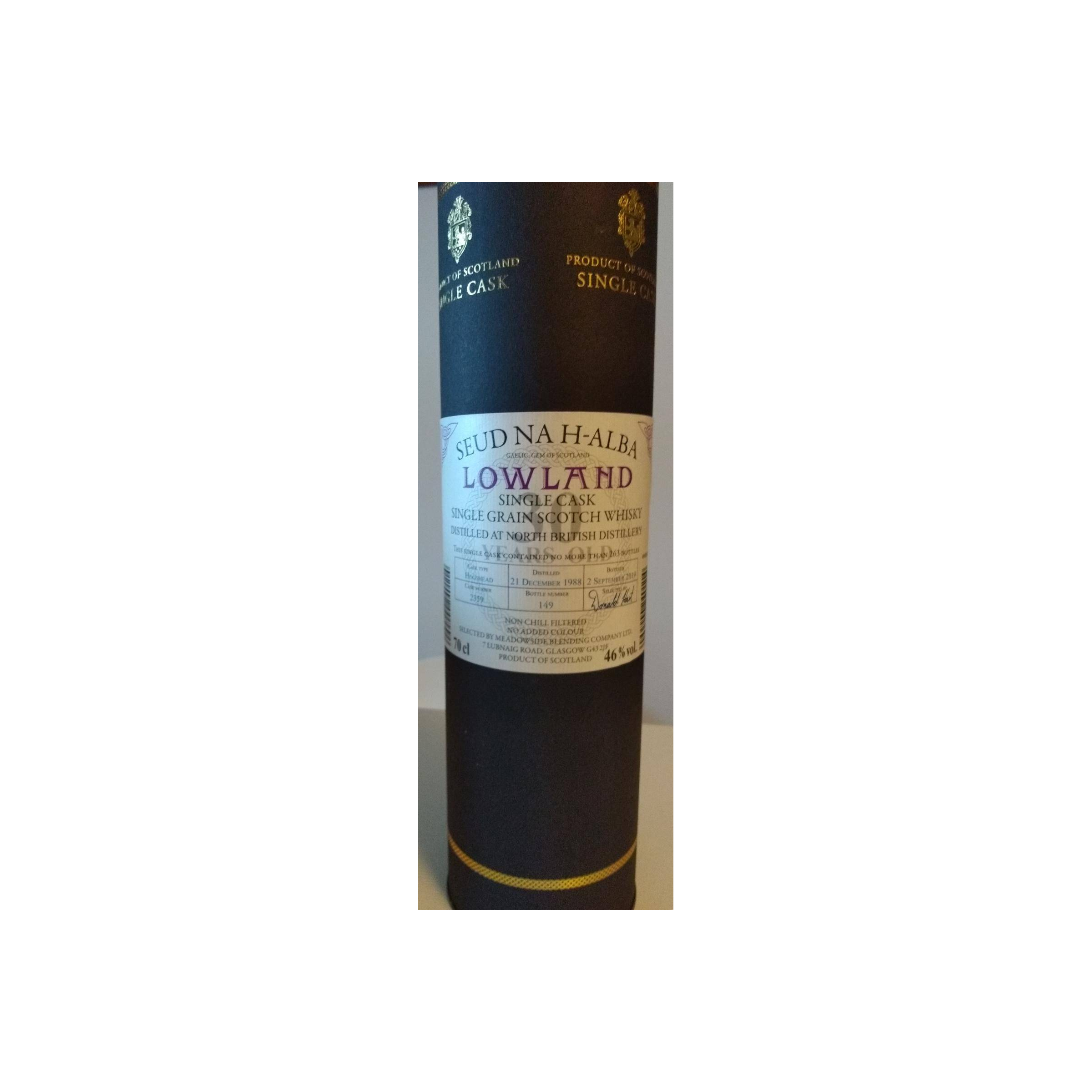 North British 1988 30 Years Single Grain Whisky 2