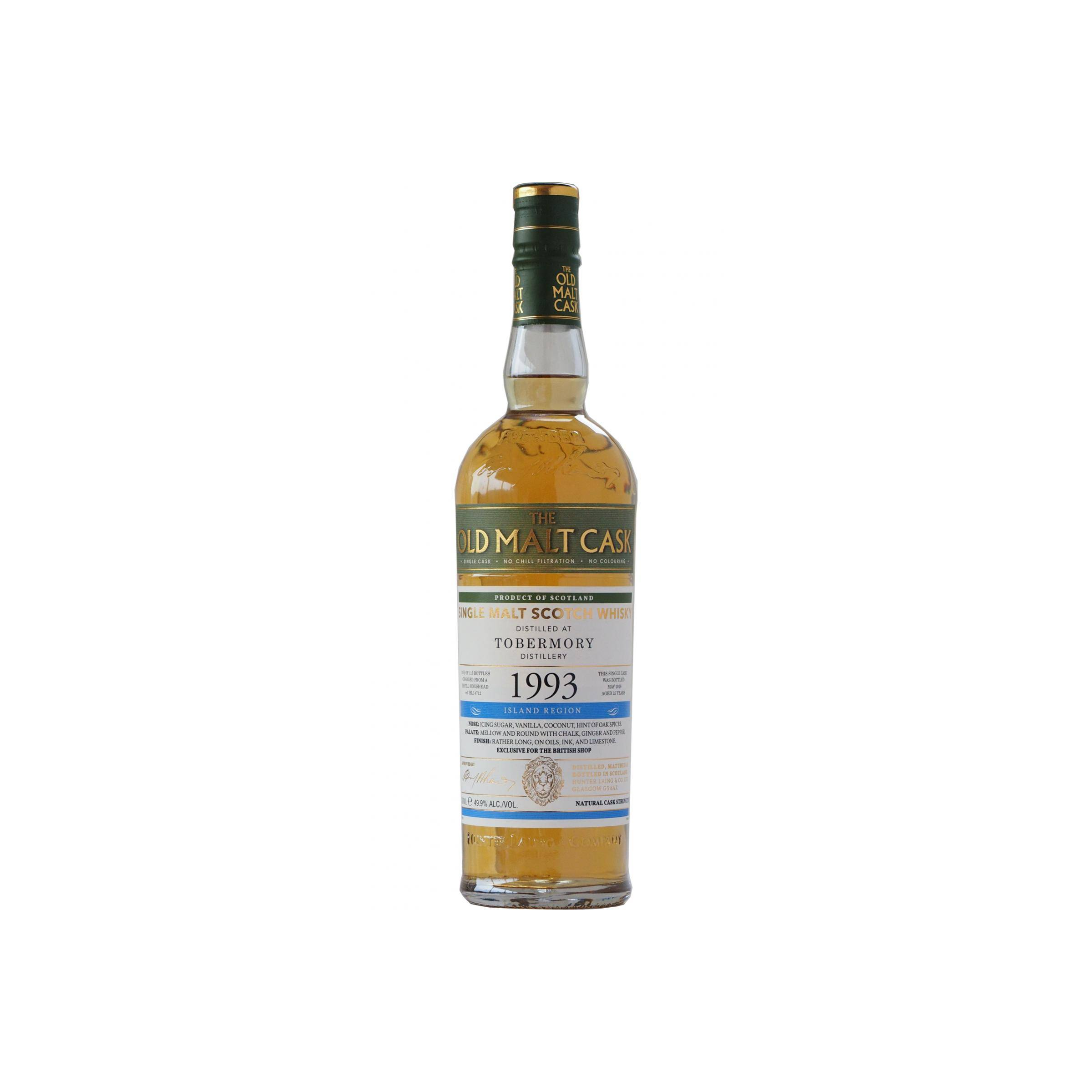 Tobermory Old Malt Cask 1993 25 Years Single Malt Whisky
