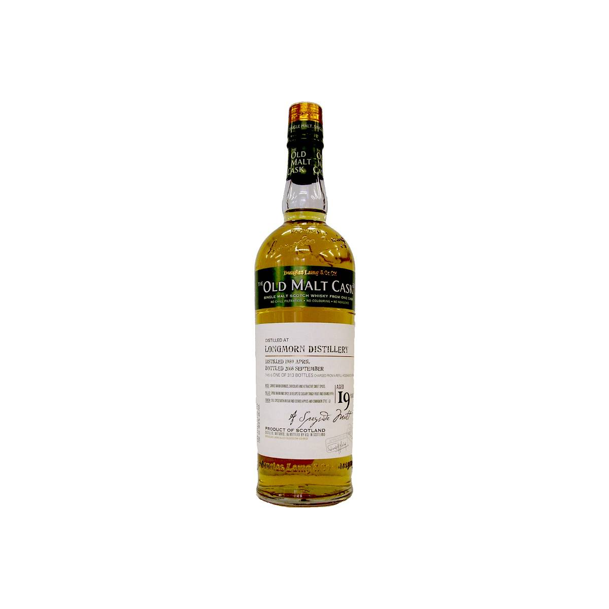 Longmorn Old Malt Cask 1989 19 Years Single Malt Whisky