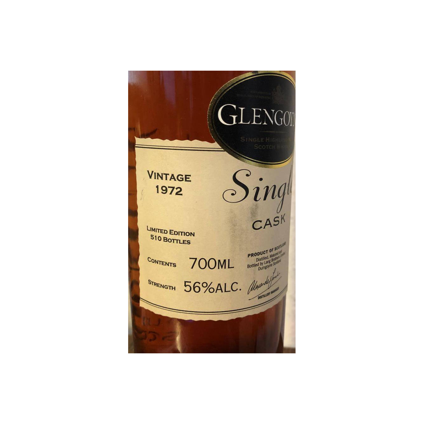 Glengoyne Single Cask 1972 31 Years Single Malt Whisky 2