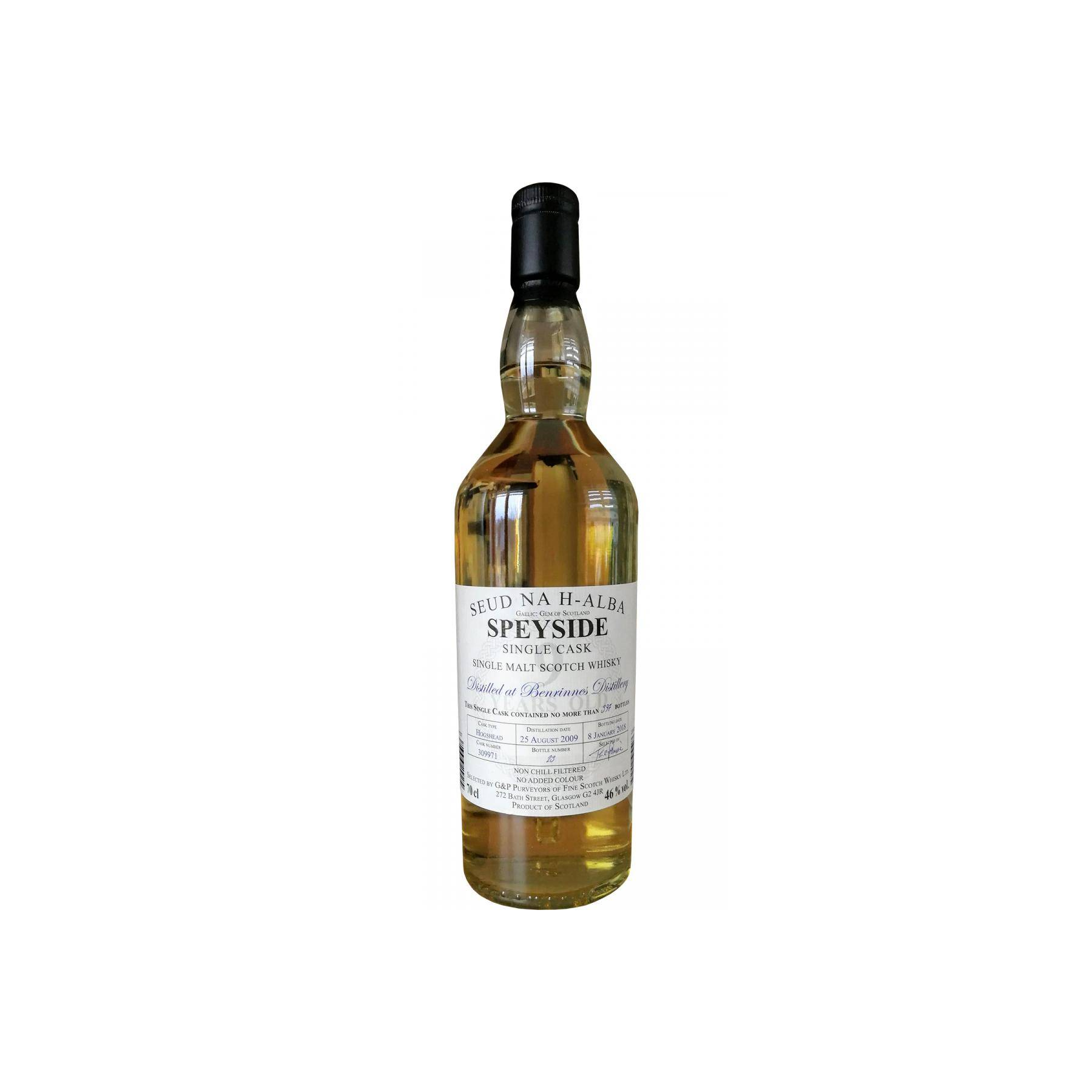 Benrinnes 2009 9 Years Single Malt Whisky