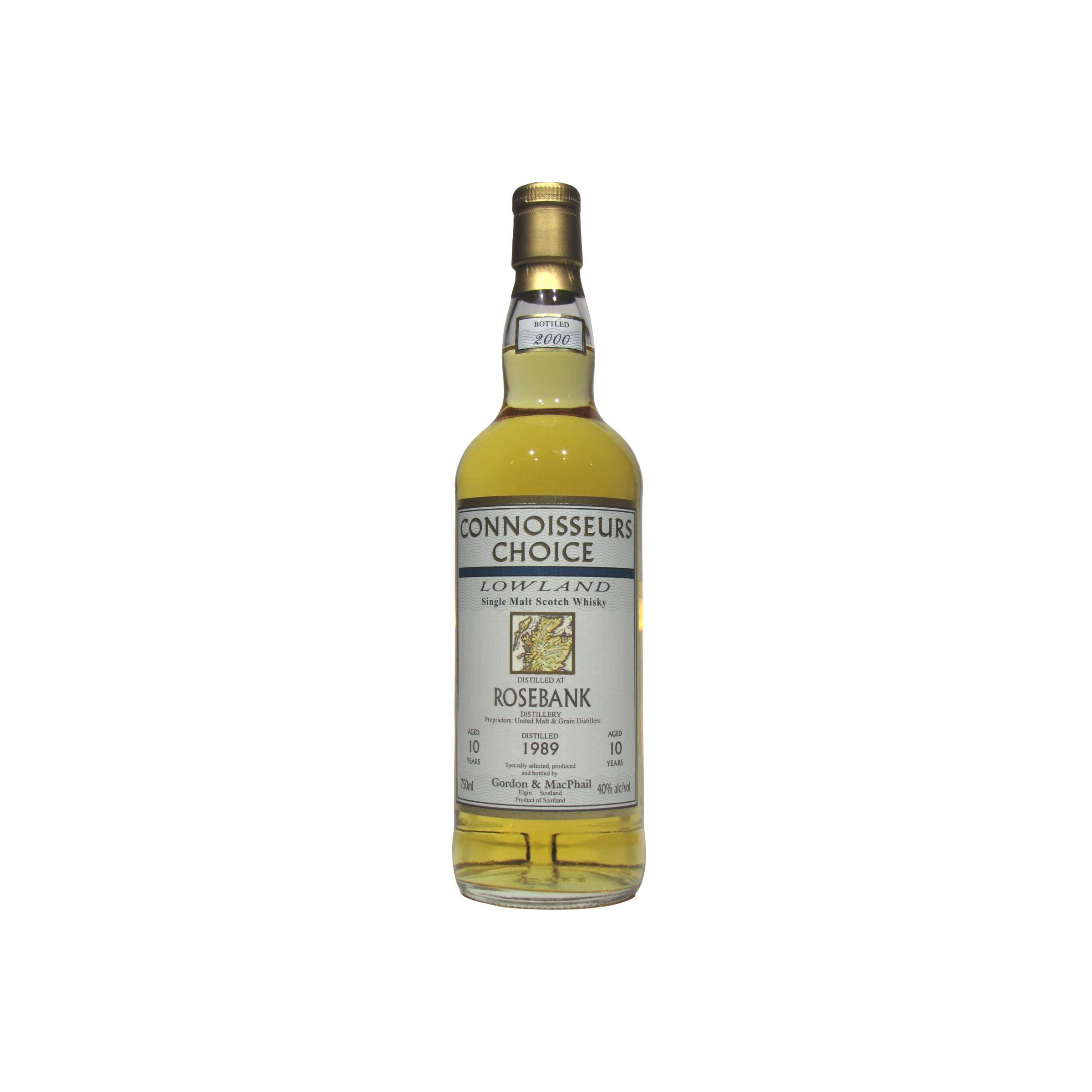 Rosebank Connoisseurs Choice 1989 10 Years Single Malt Whisky