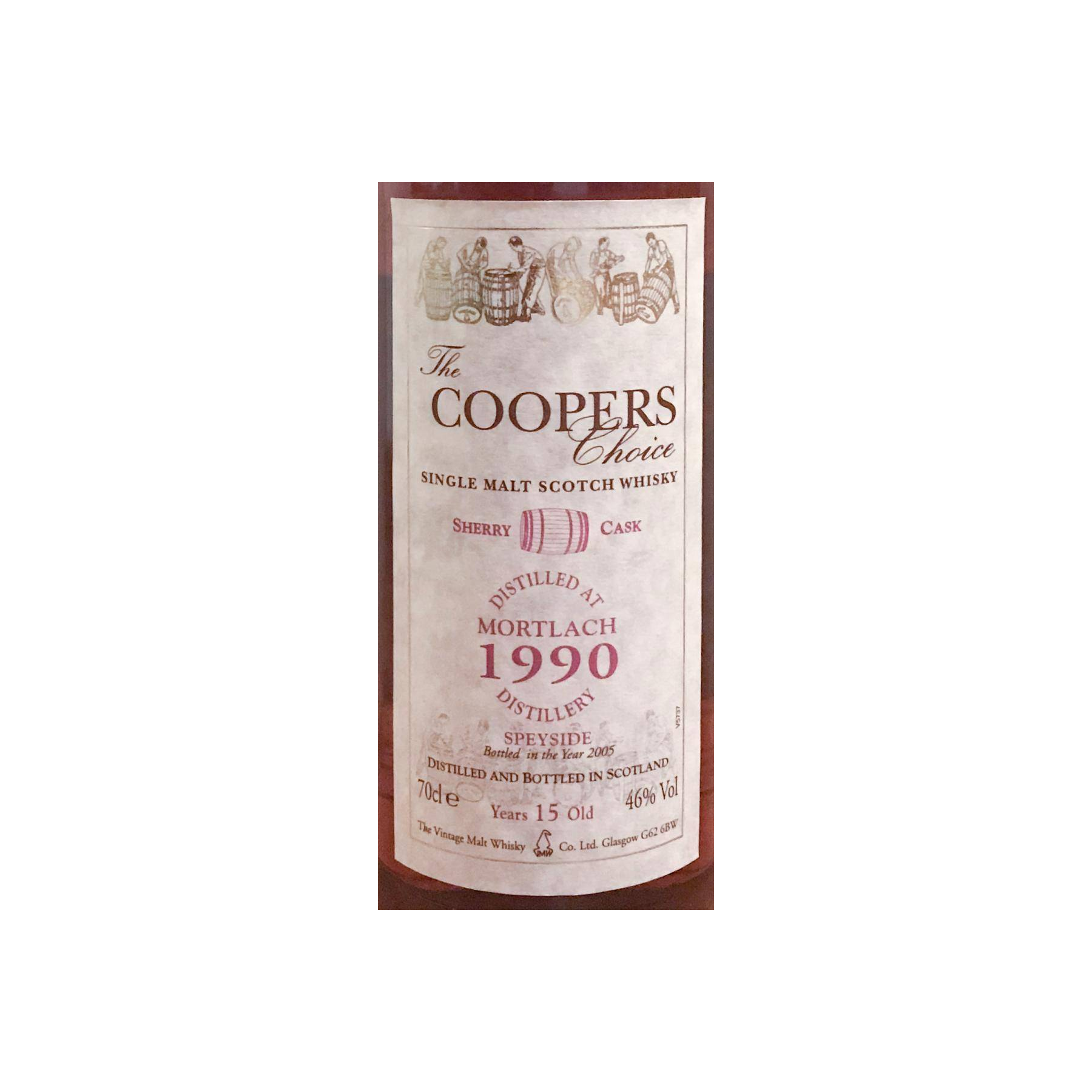 Mortlach The Cooper's Choice 1990 15 Years Single Malt Whisky 2