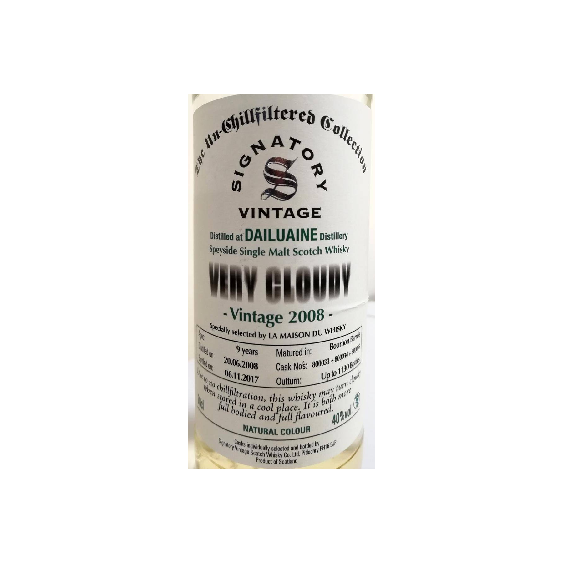 Dailuaine 2008 9 Years Single Malt Whisky