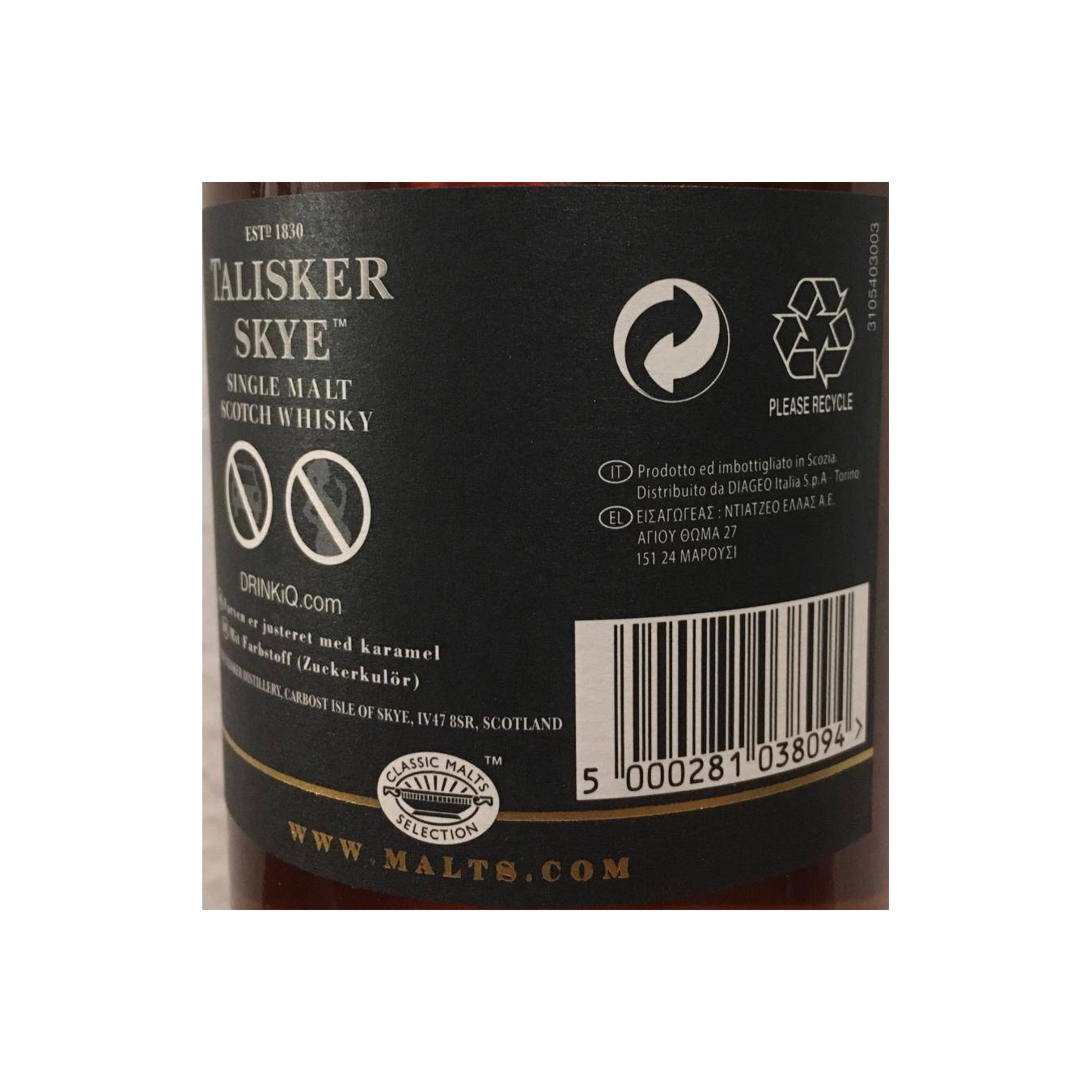 Talisker Single Malt Whisky 2
