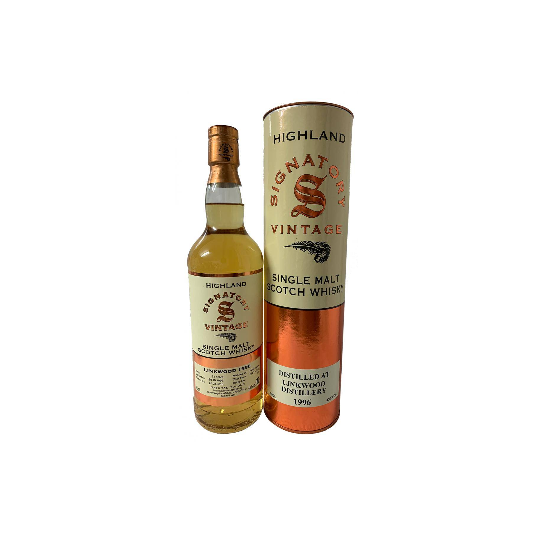 Linkwood Vintage Collection 1996 21 Years Single Malt Whisky 2