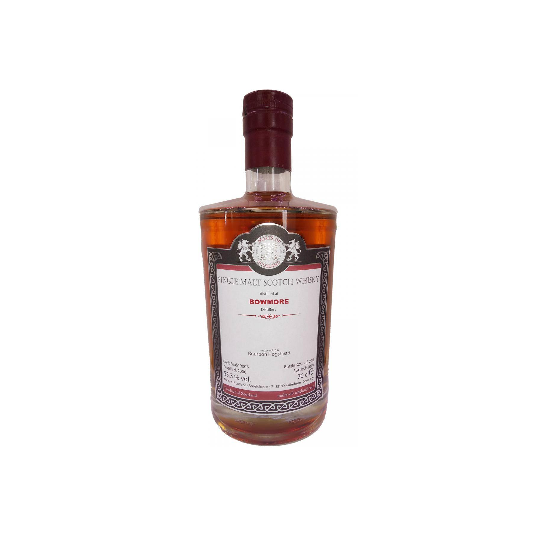 Bowmore 2000 19 Years Single Malt Whisky