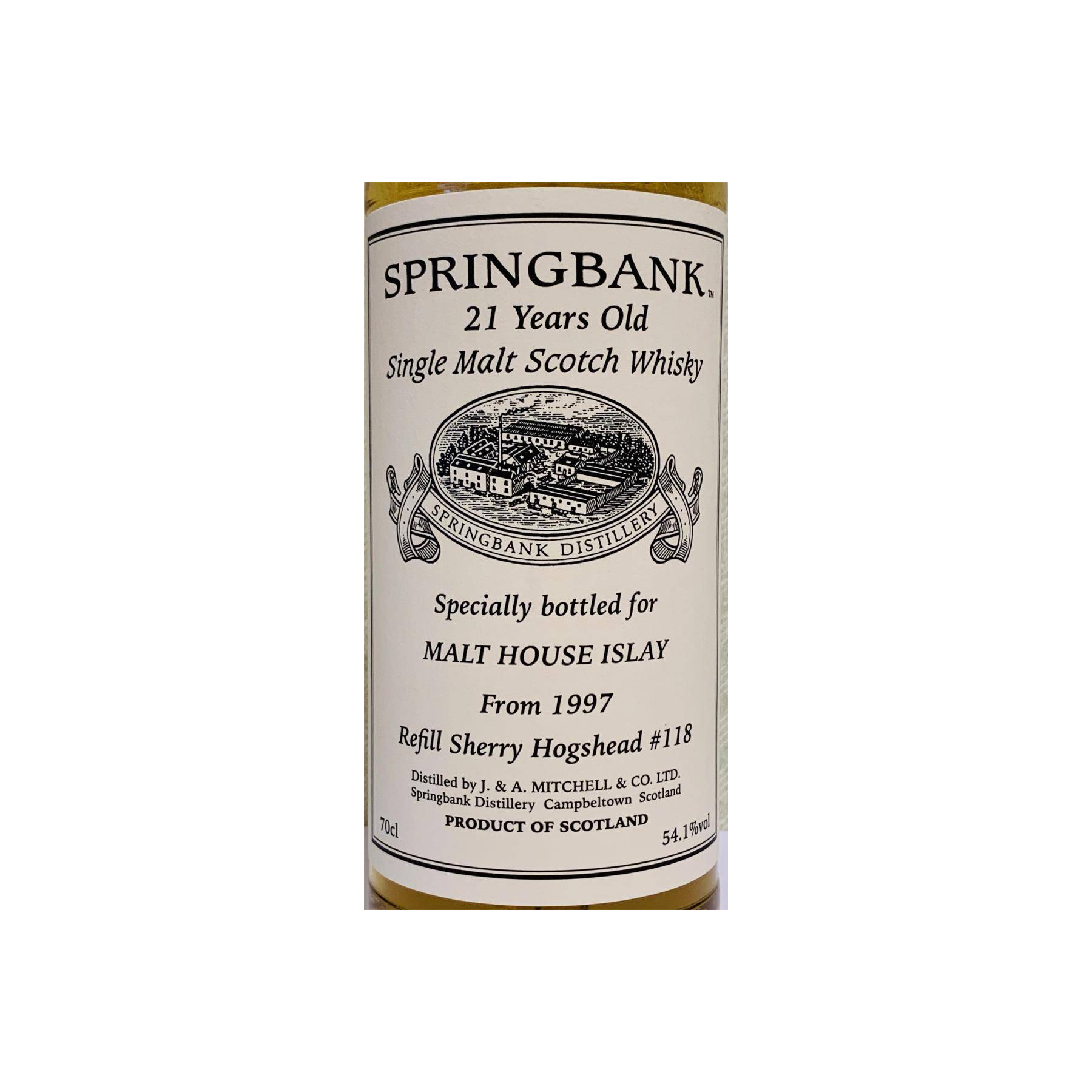 Springbank Private Bottling 1997 21 Years Single Malt Whisky 2