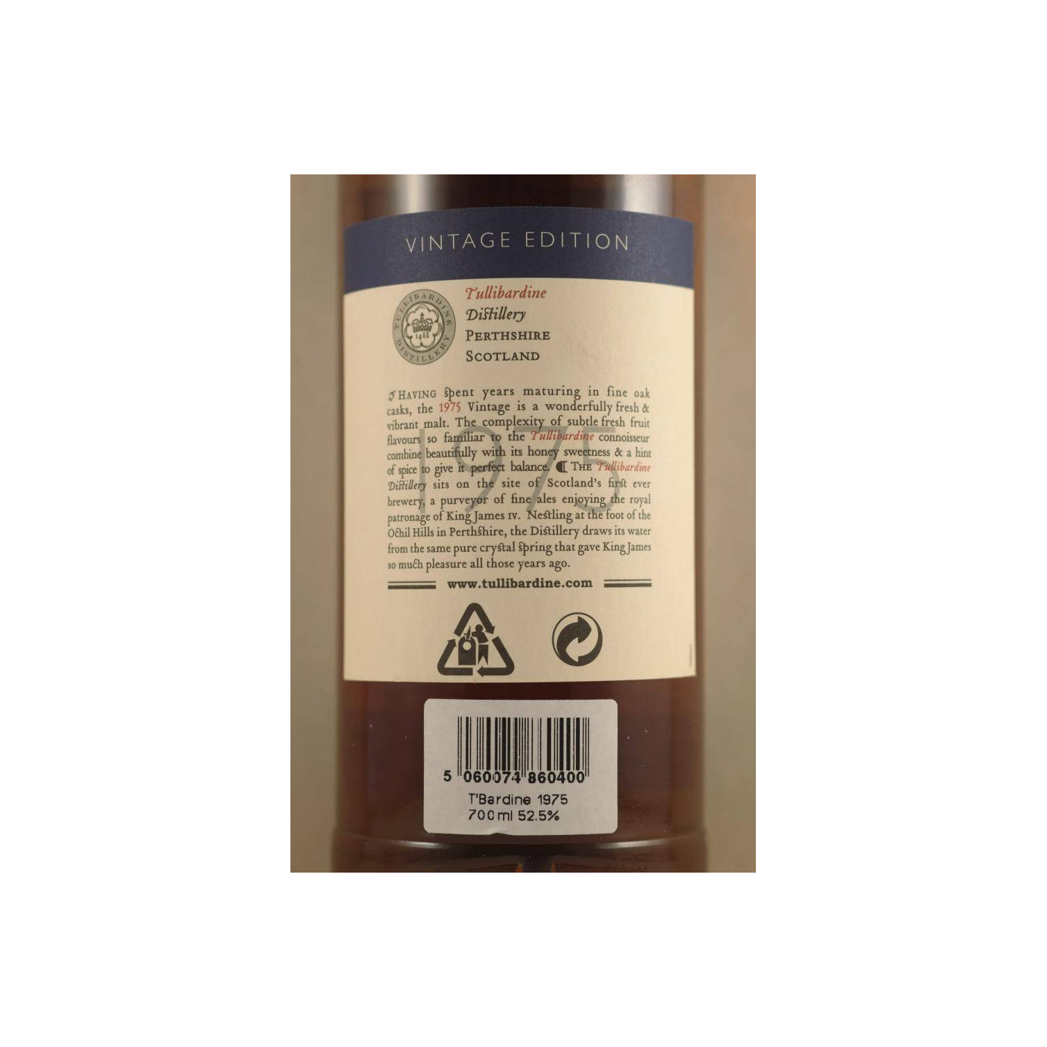 Tullibardine 1975 32 Years Single Malt Whisky 3