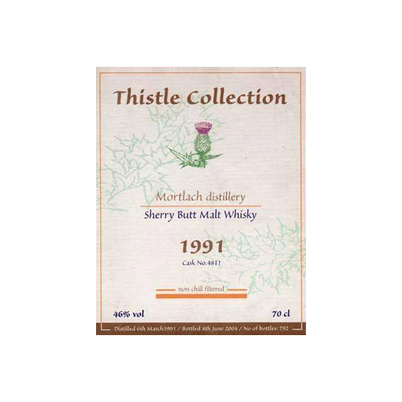 Mortlach 1991 13 Years Single Malt Whisky