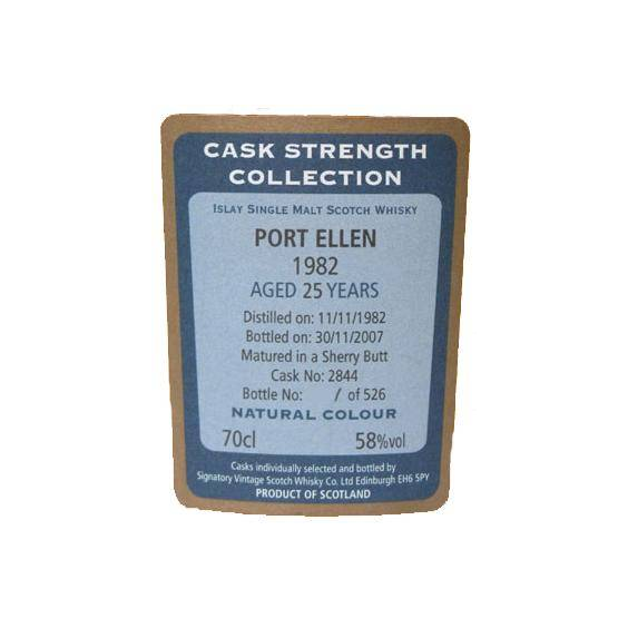 Port Ellen Cask Strength Collection 1982 25 Years Single Malt Whisky 2