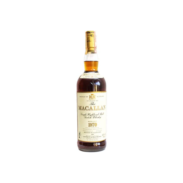 The Macallan 1970 18 Years Single Malt Whisky