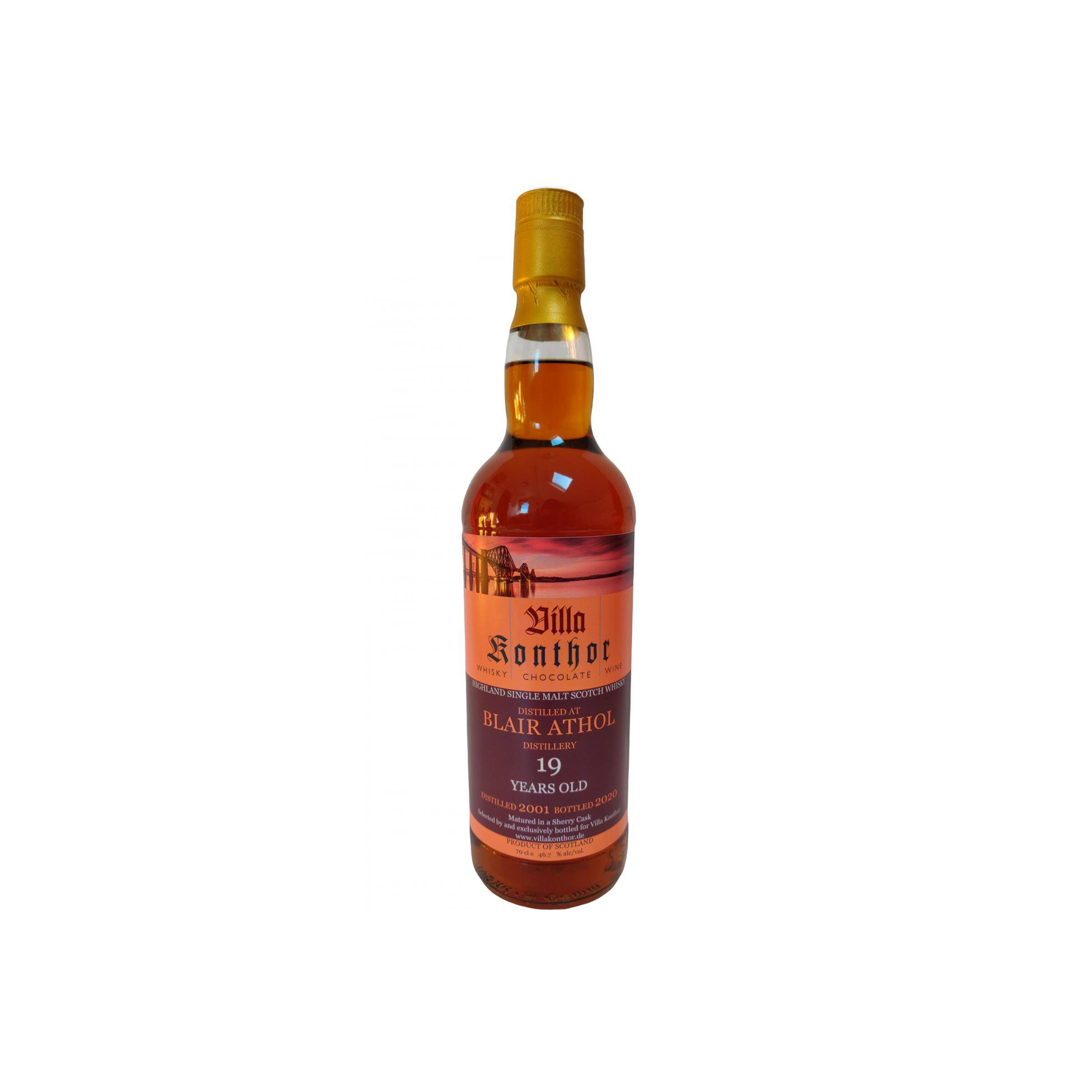 Blair Athol 2001 19 Years Single Malt Whisky