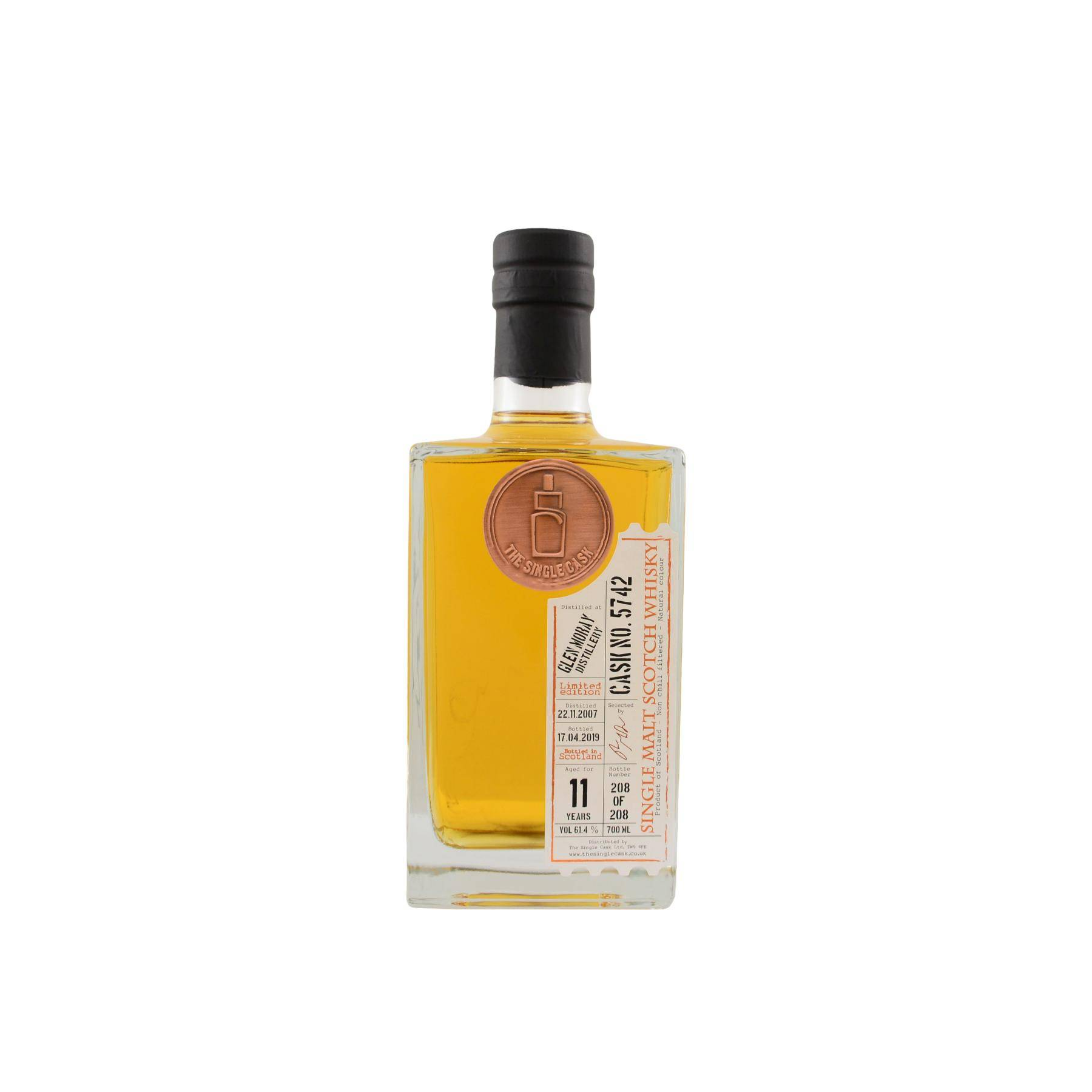 Glen Moray 2007 11 Years Single Malt Whisky